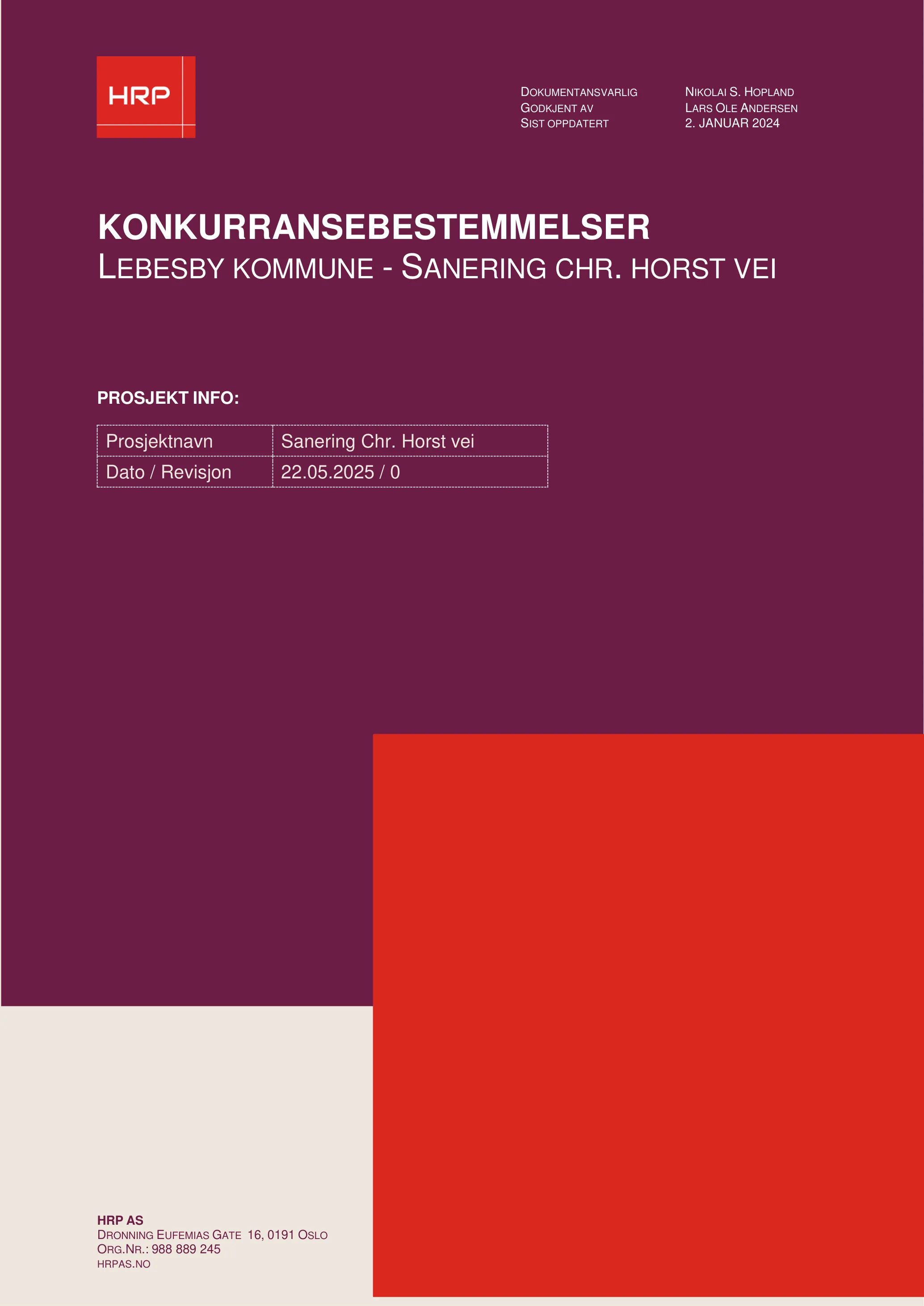 Konkurransebeskrivelse