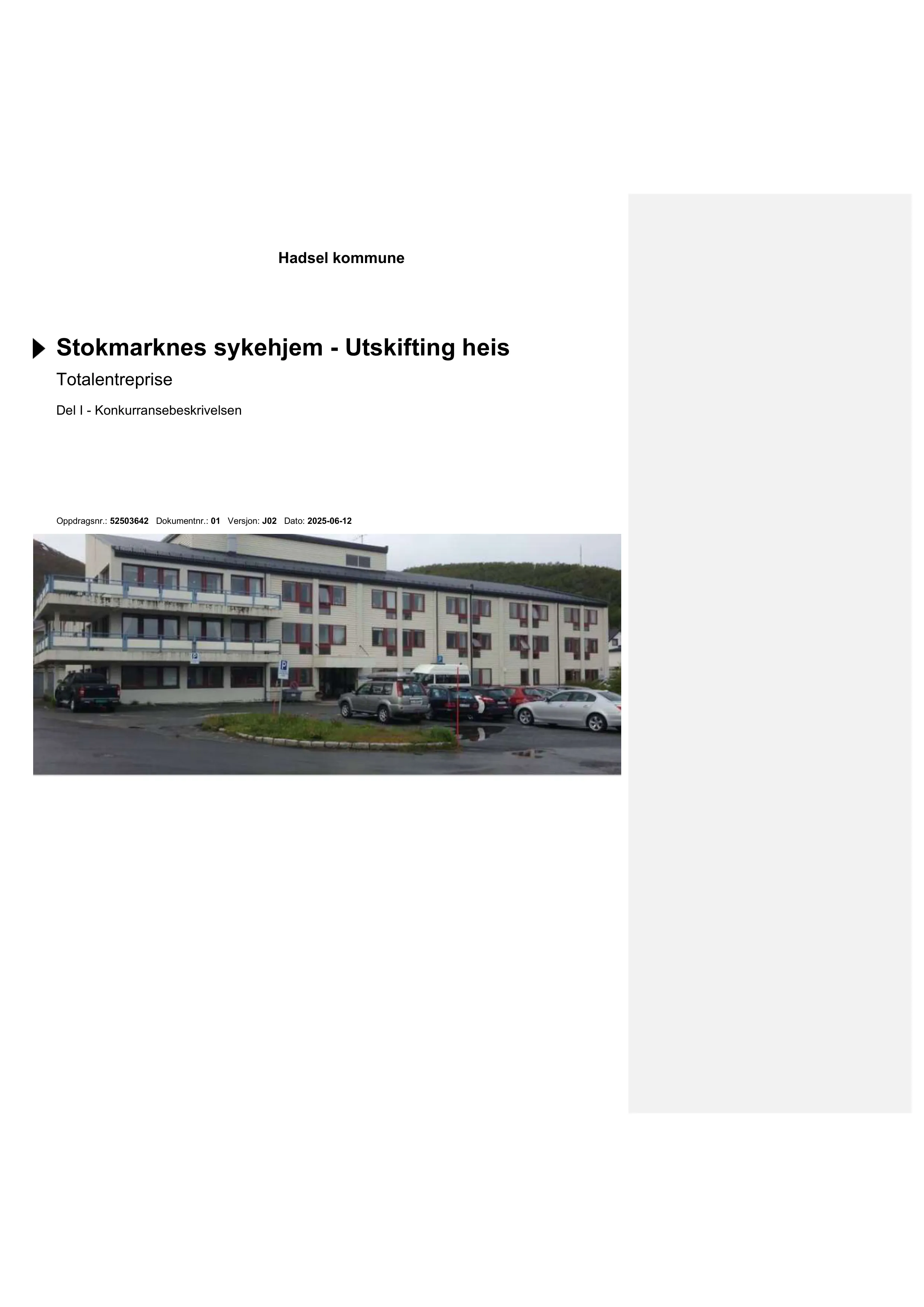 Konkurransebeskrivelse