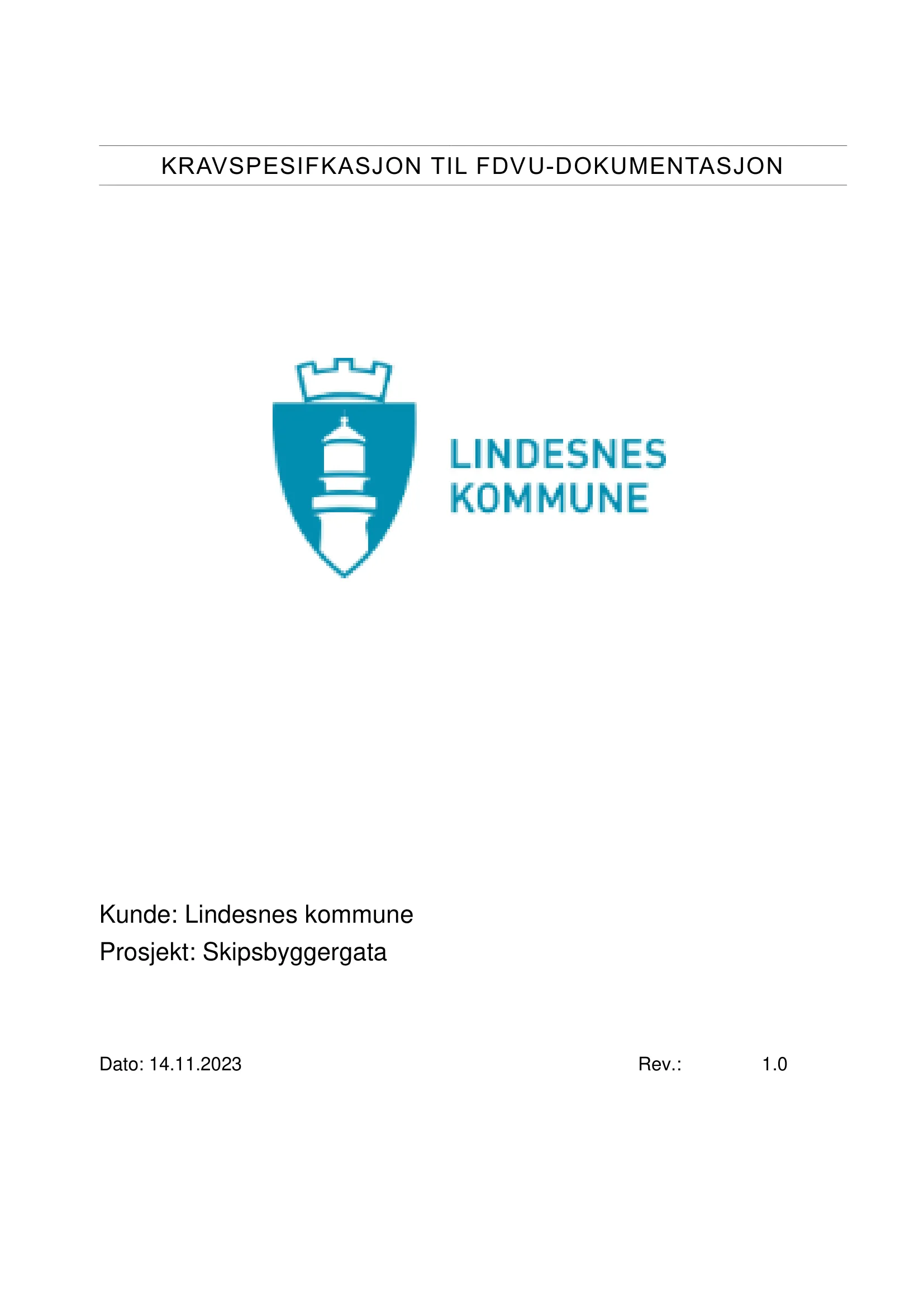 Kravspesifikasjon