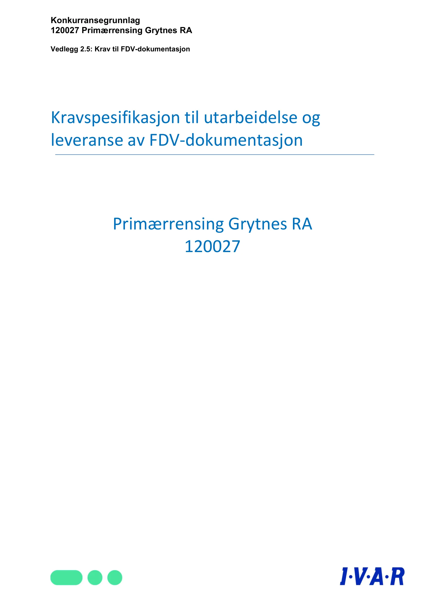 Kravspesifikasjon
