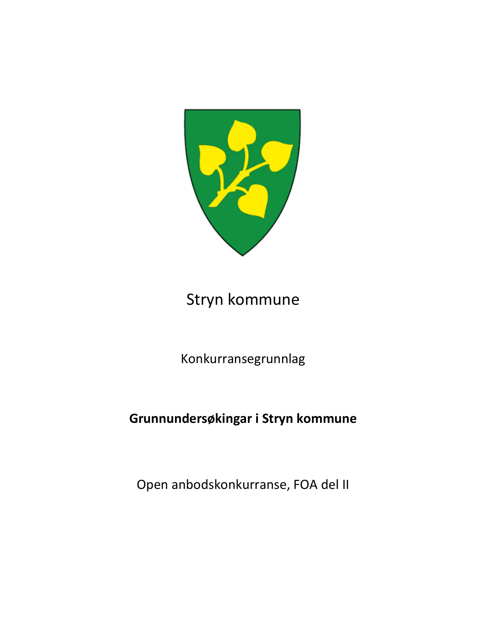 Konkurransebeskrivelse