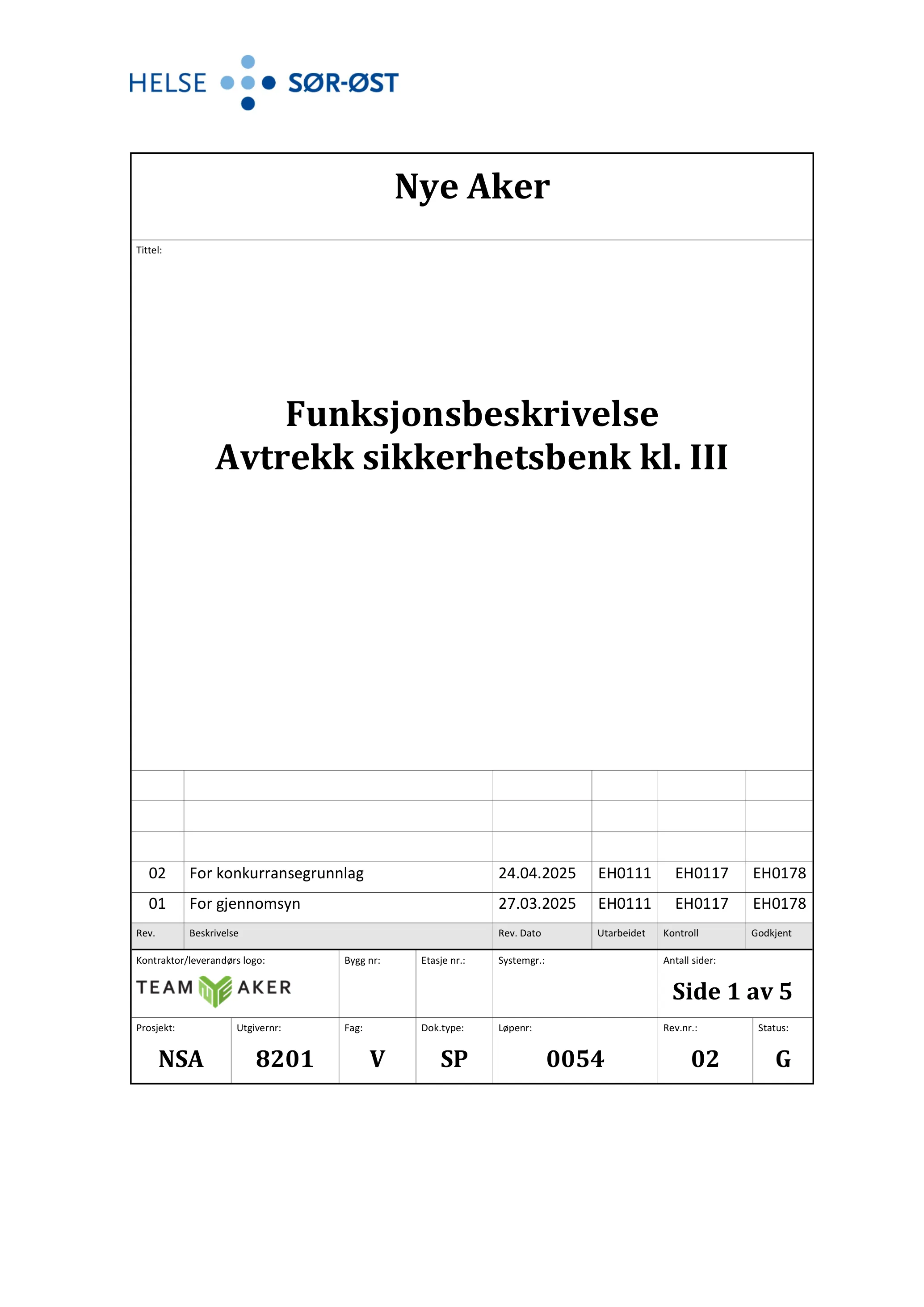 Kravspesifikasjon