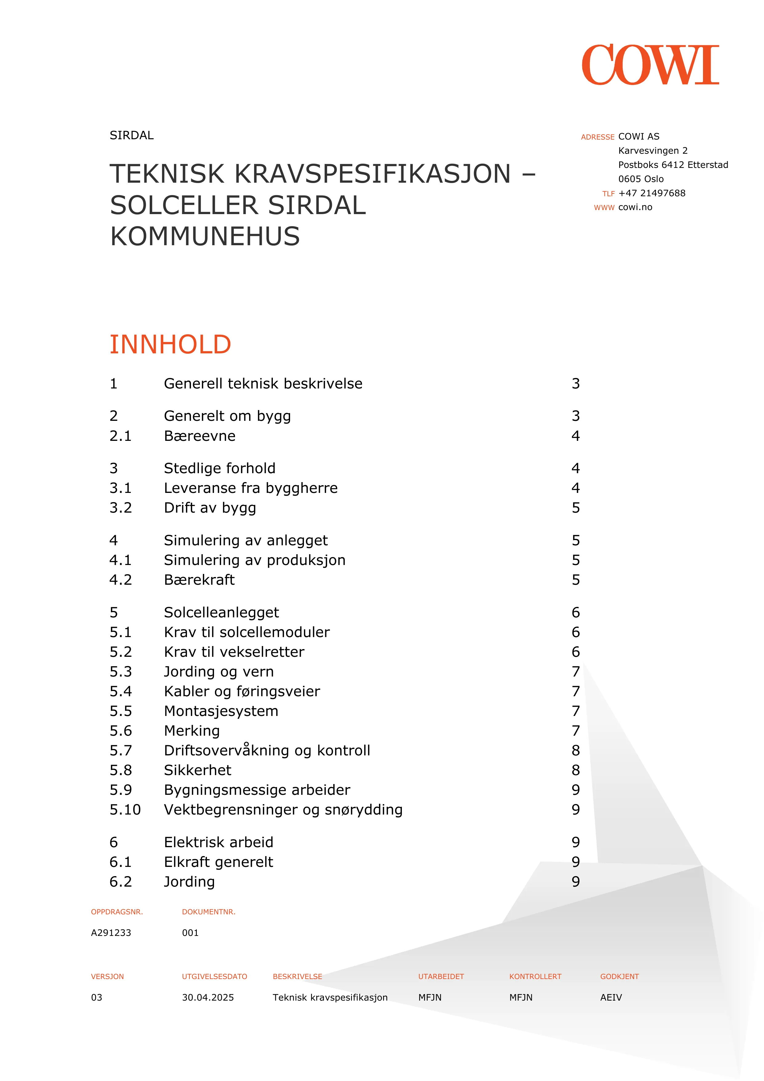 Kravspesifikasjon