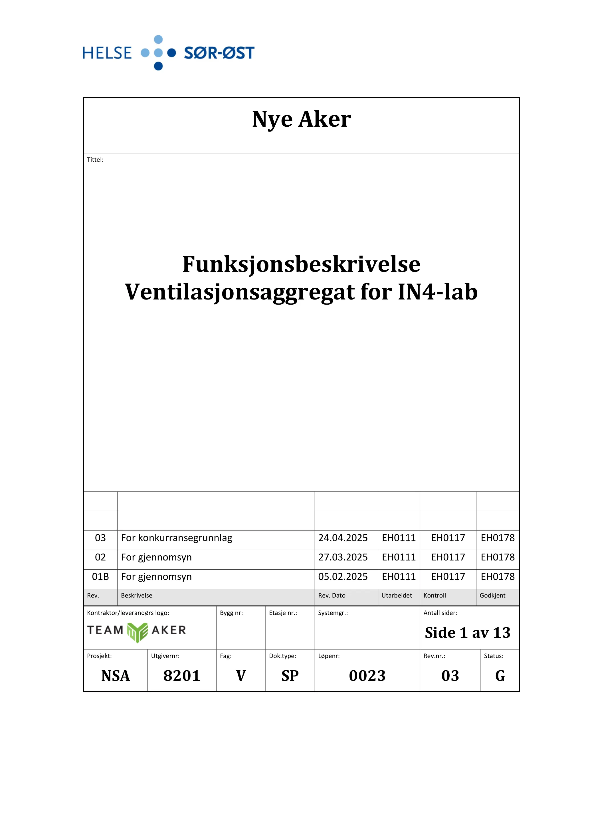 Kravspesifikasjon