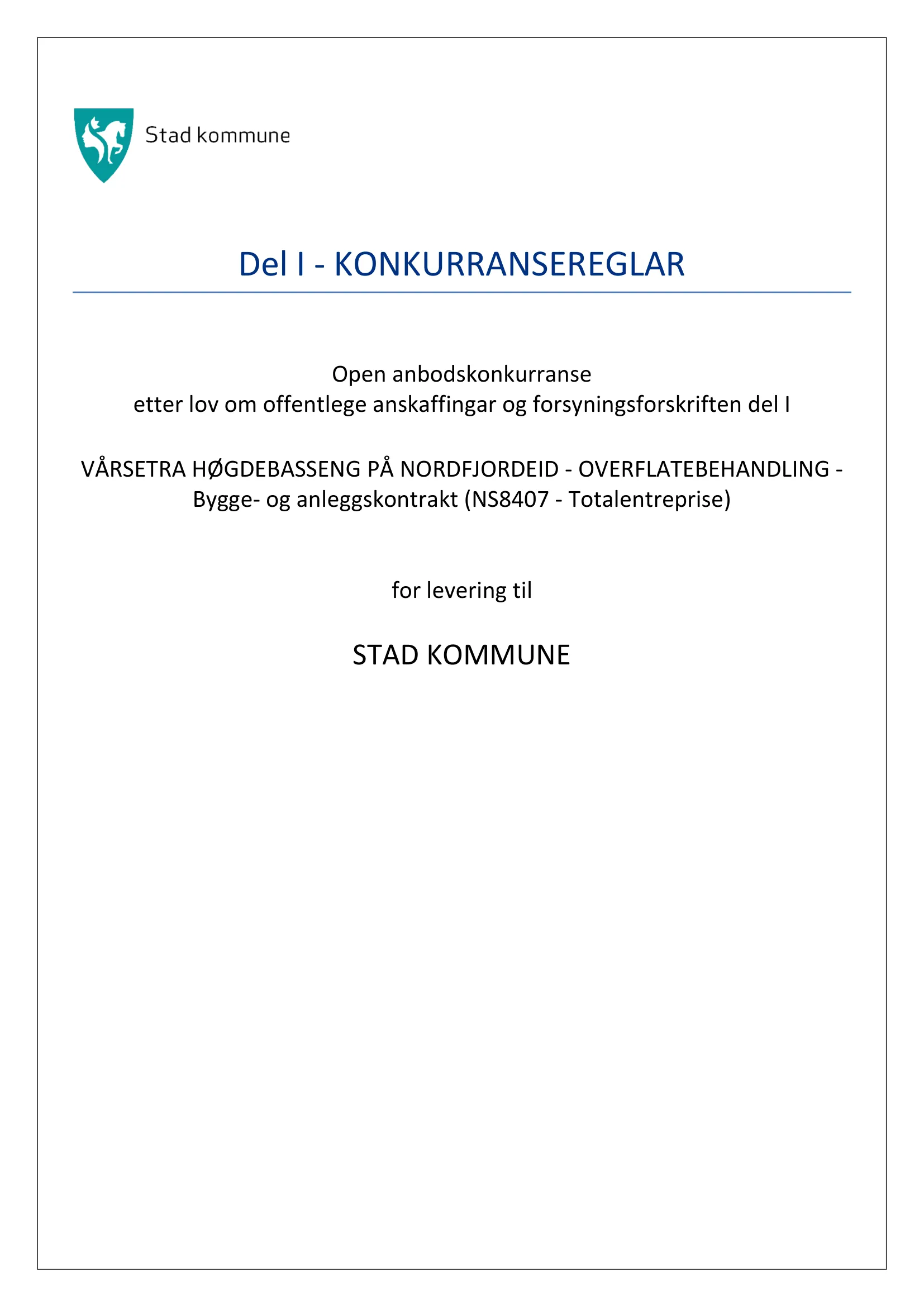 Konkurransebeskrivelse