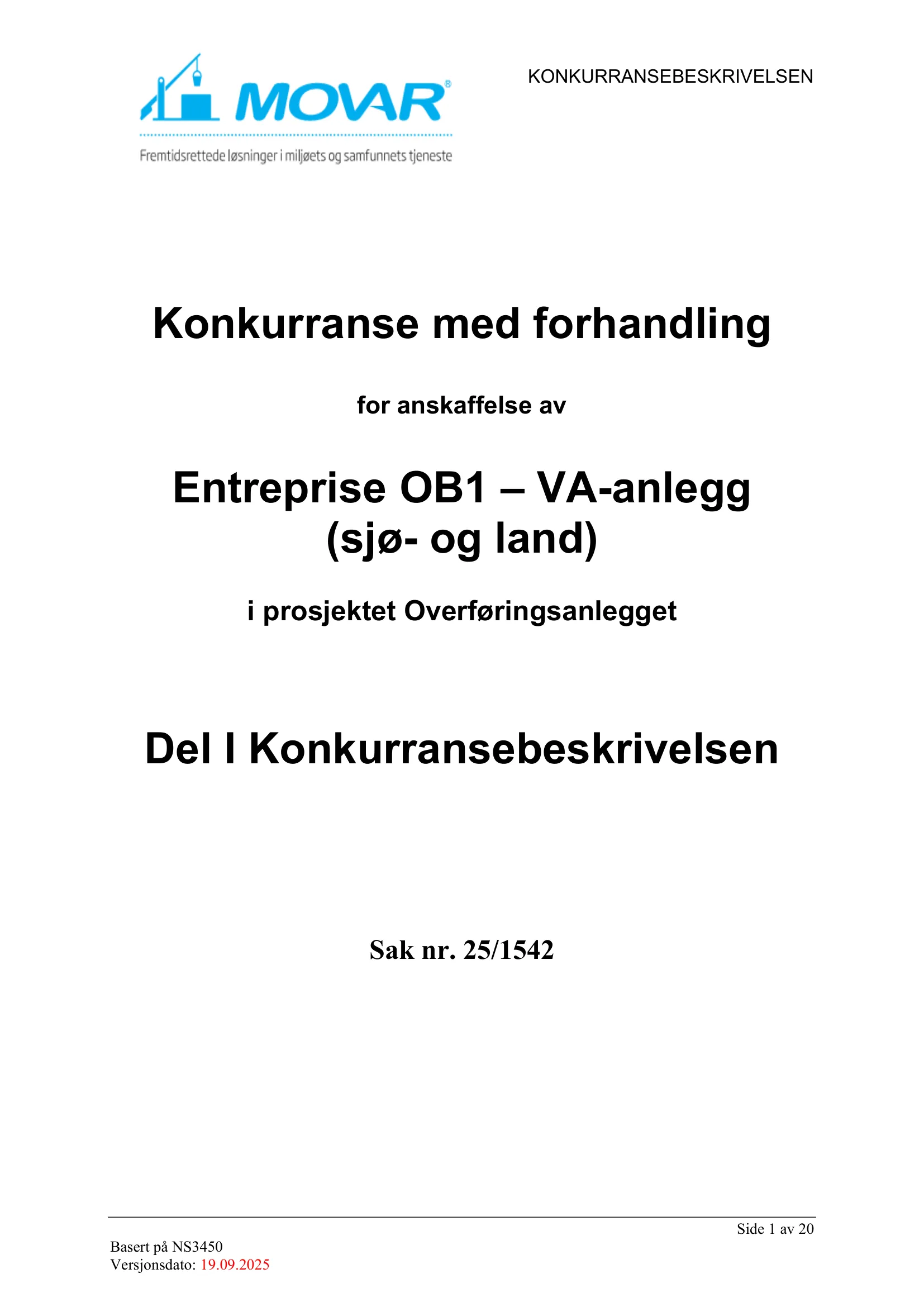 Konkurransebeskrivelse