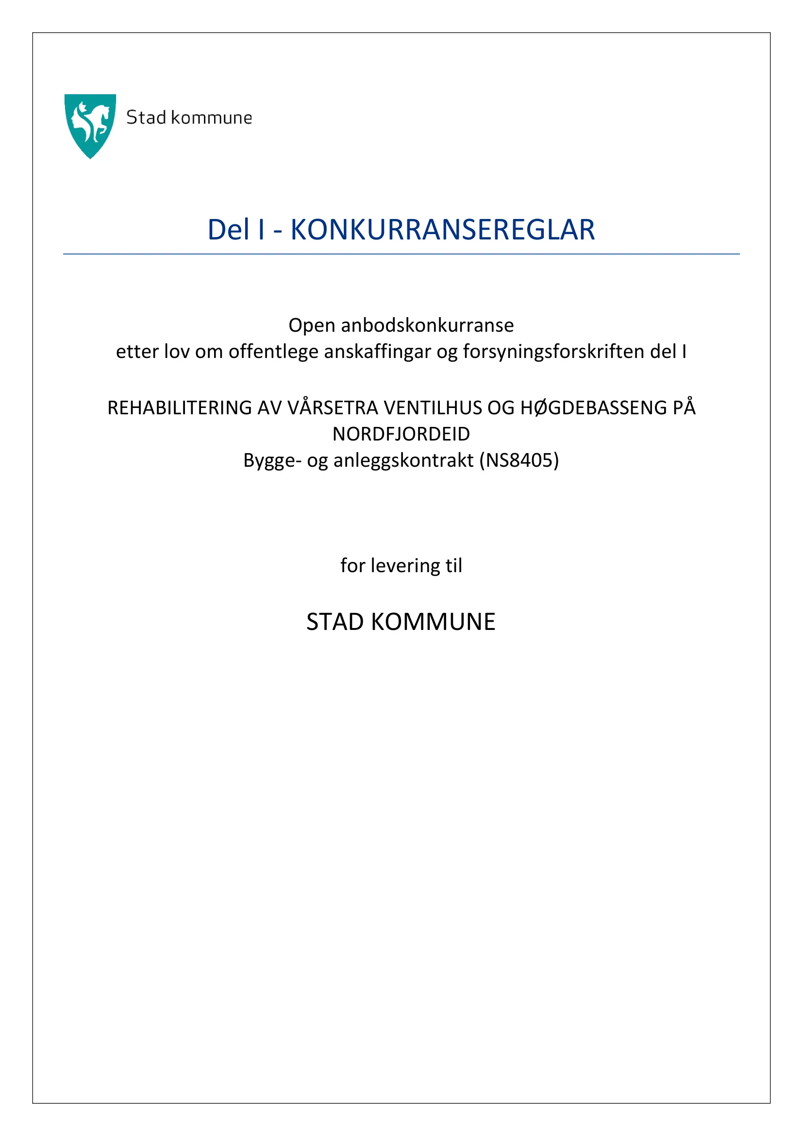 Konkurransebeskrivelse