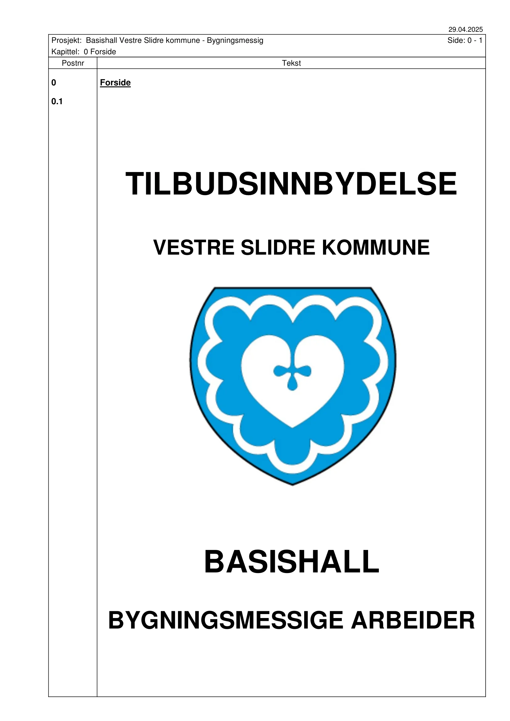Konkurransebeskrivelse