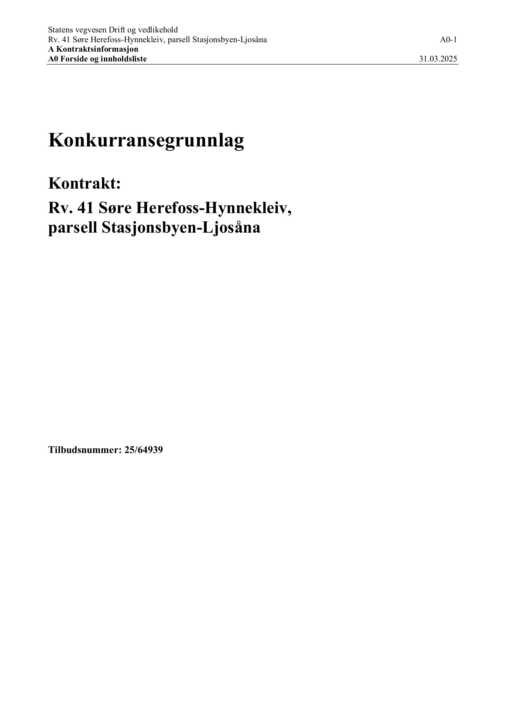 Konkurransebeskrivelse