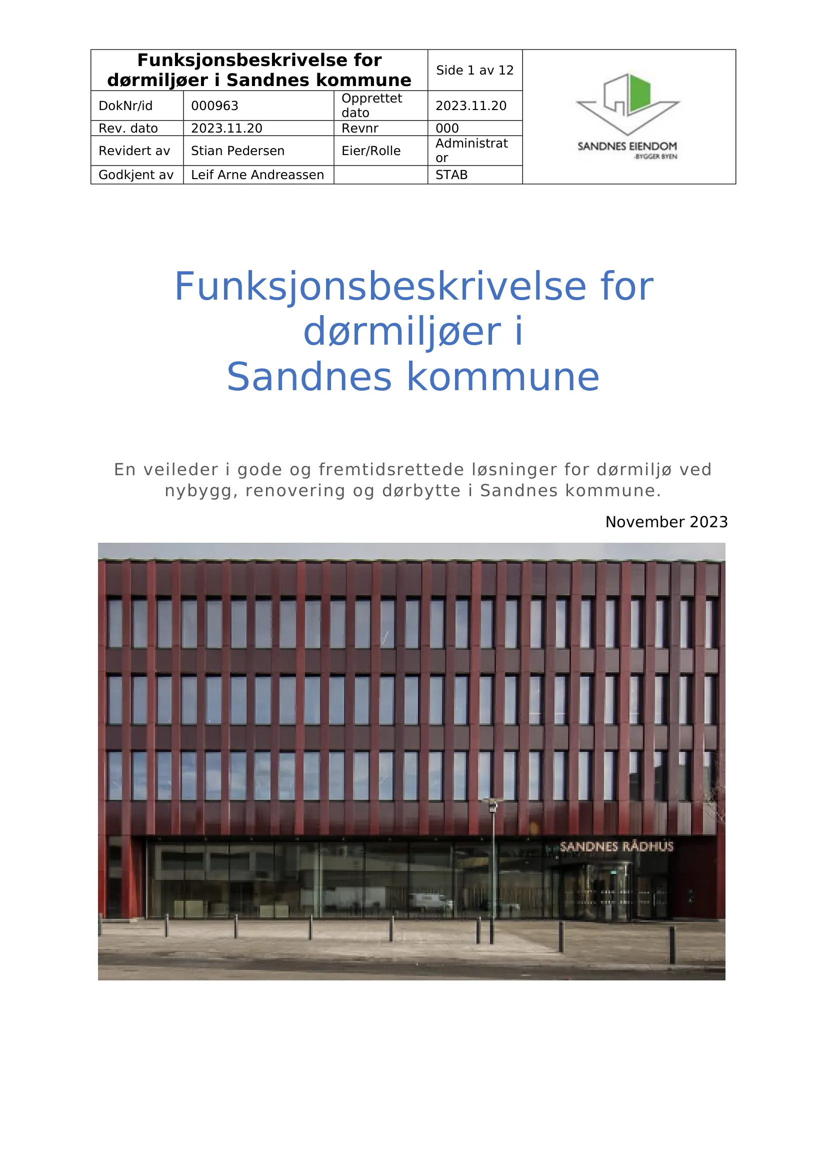Kravspesifikasjon