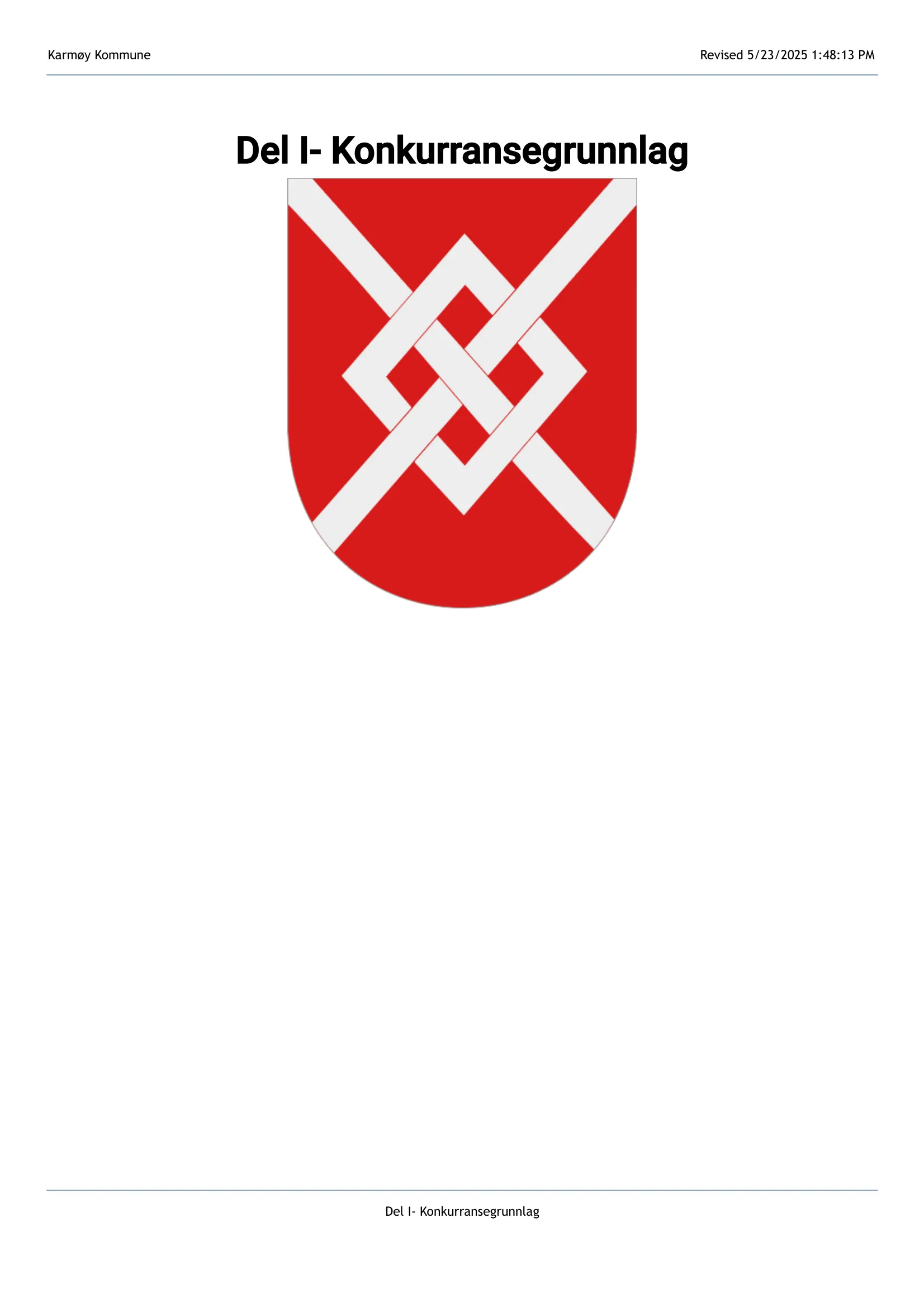 Konkurransebeskrivelse