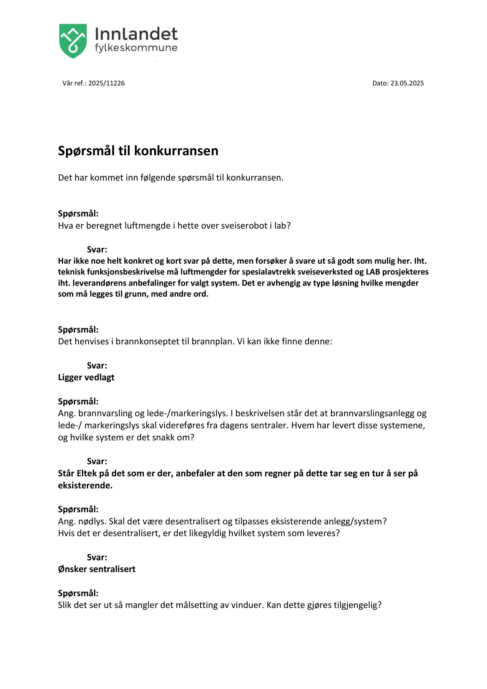 Konkurransebeskrivelse