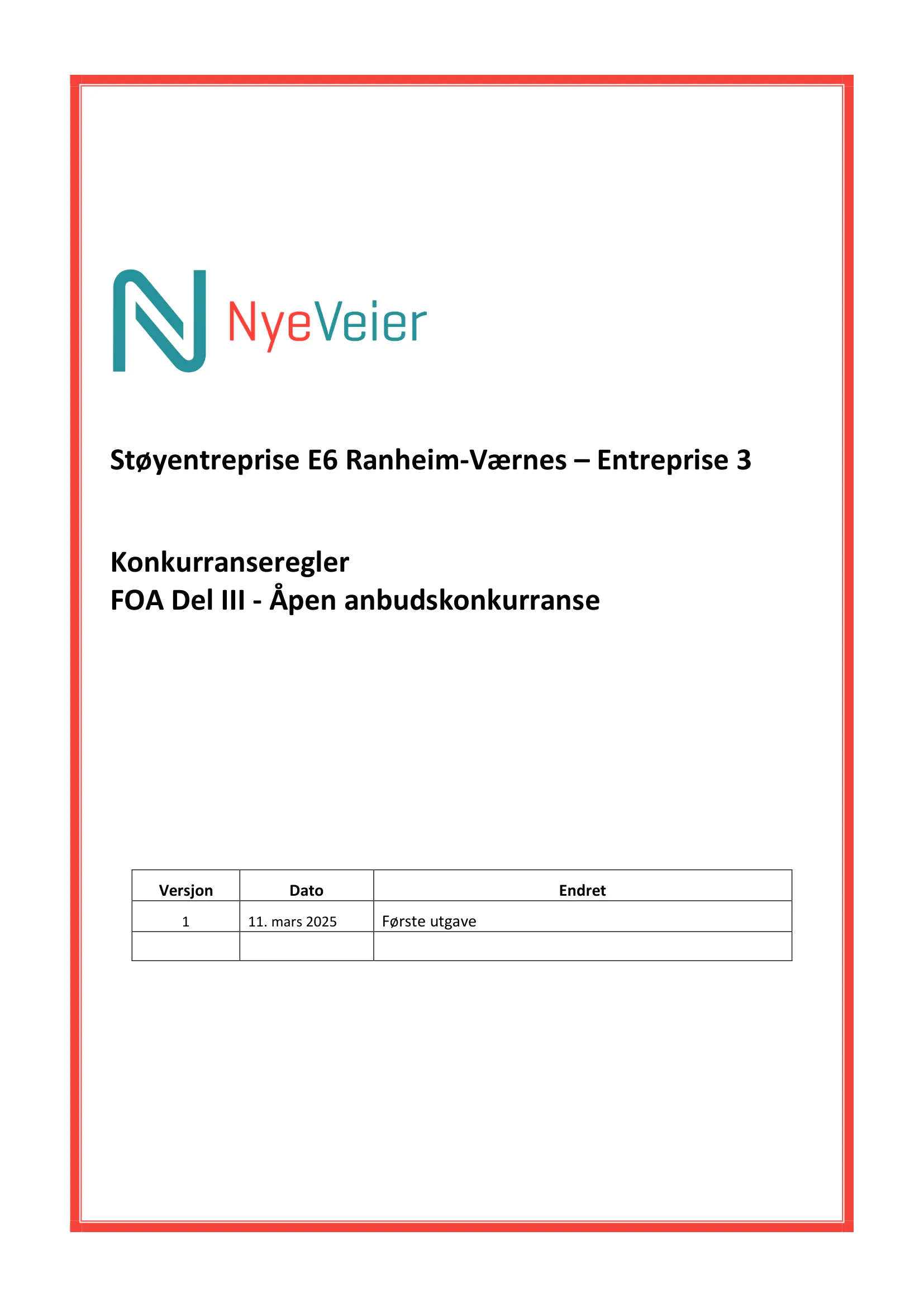 Konkurransebeskrivelse
