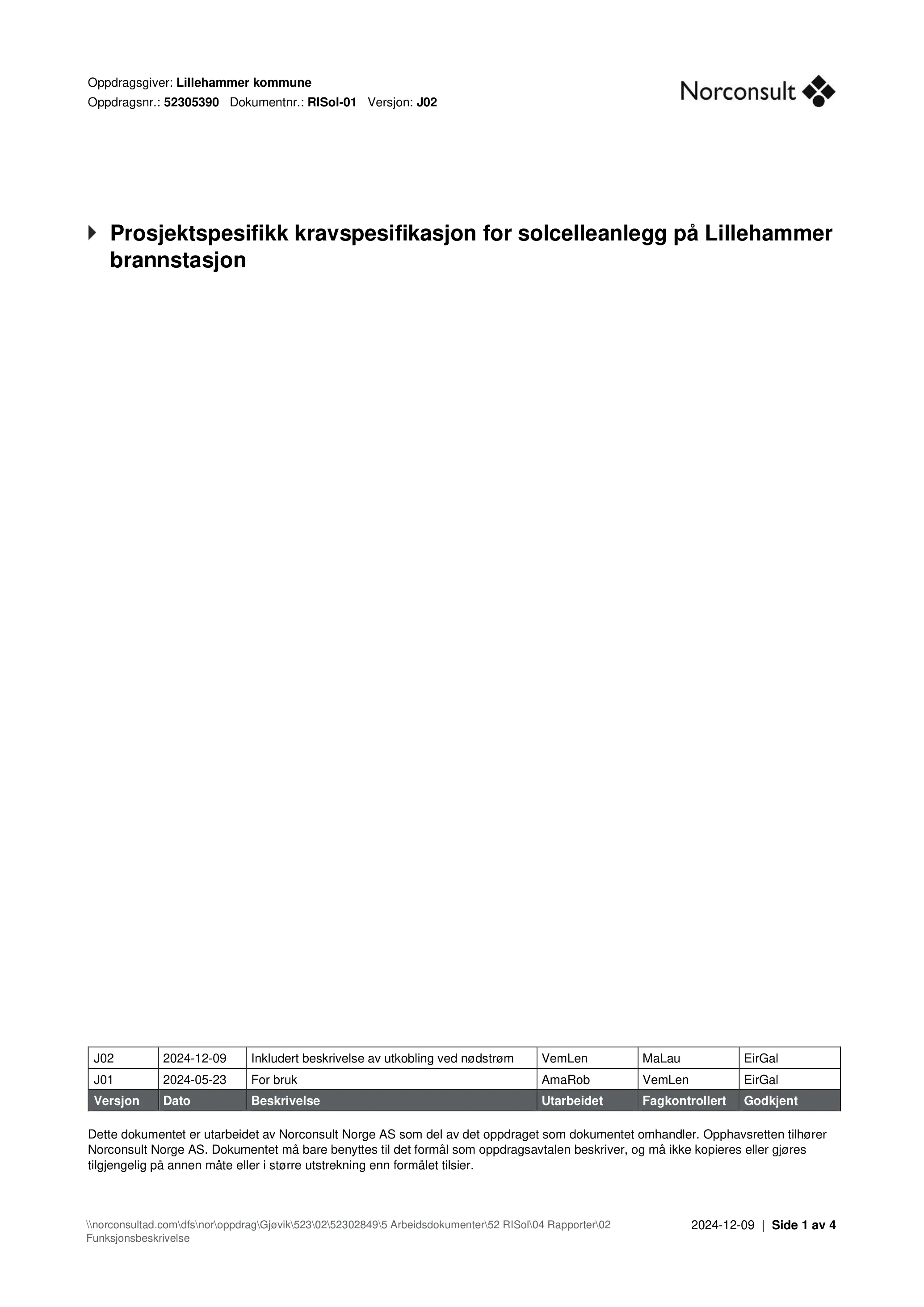 Kravspesifikasjon