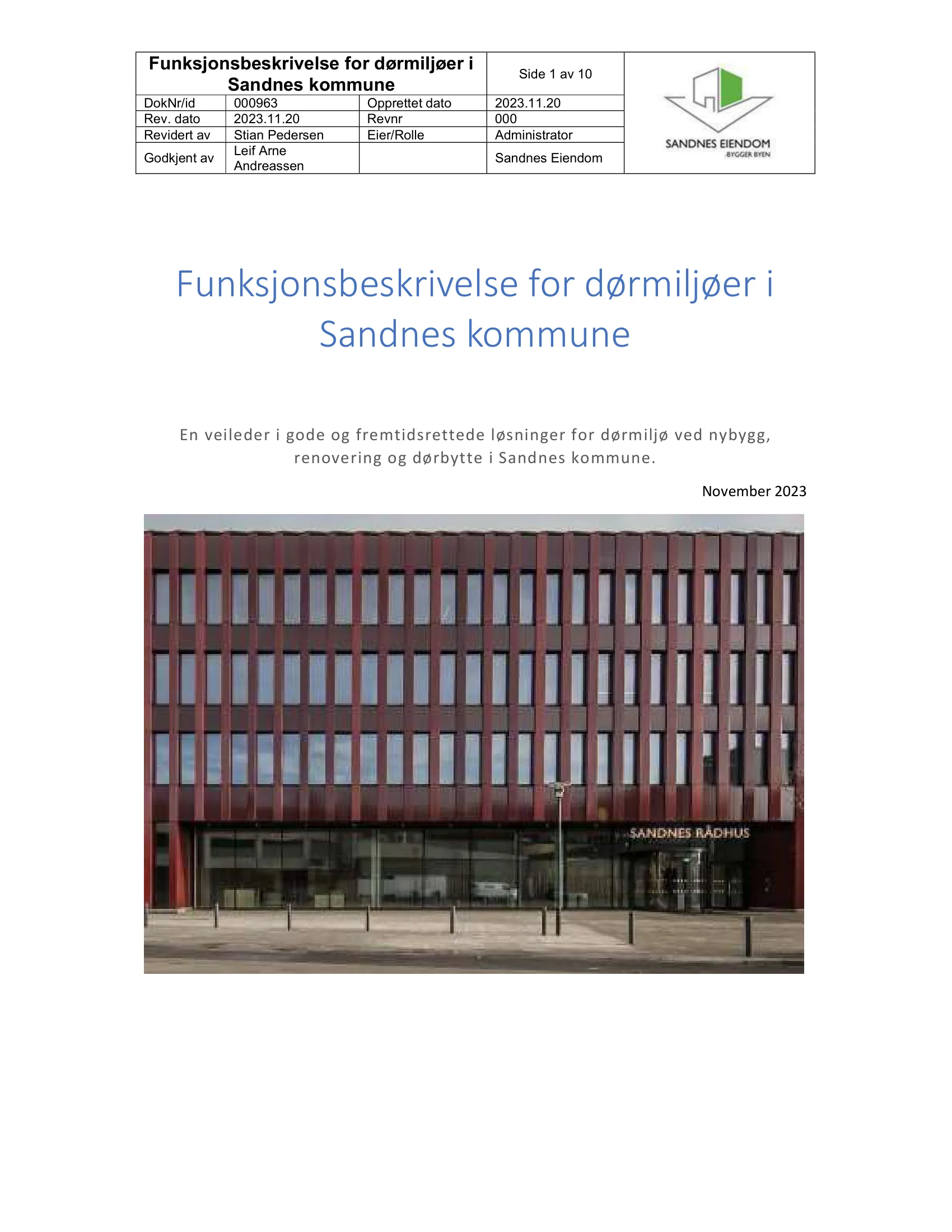 Kravspesifikasjon