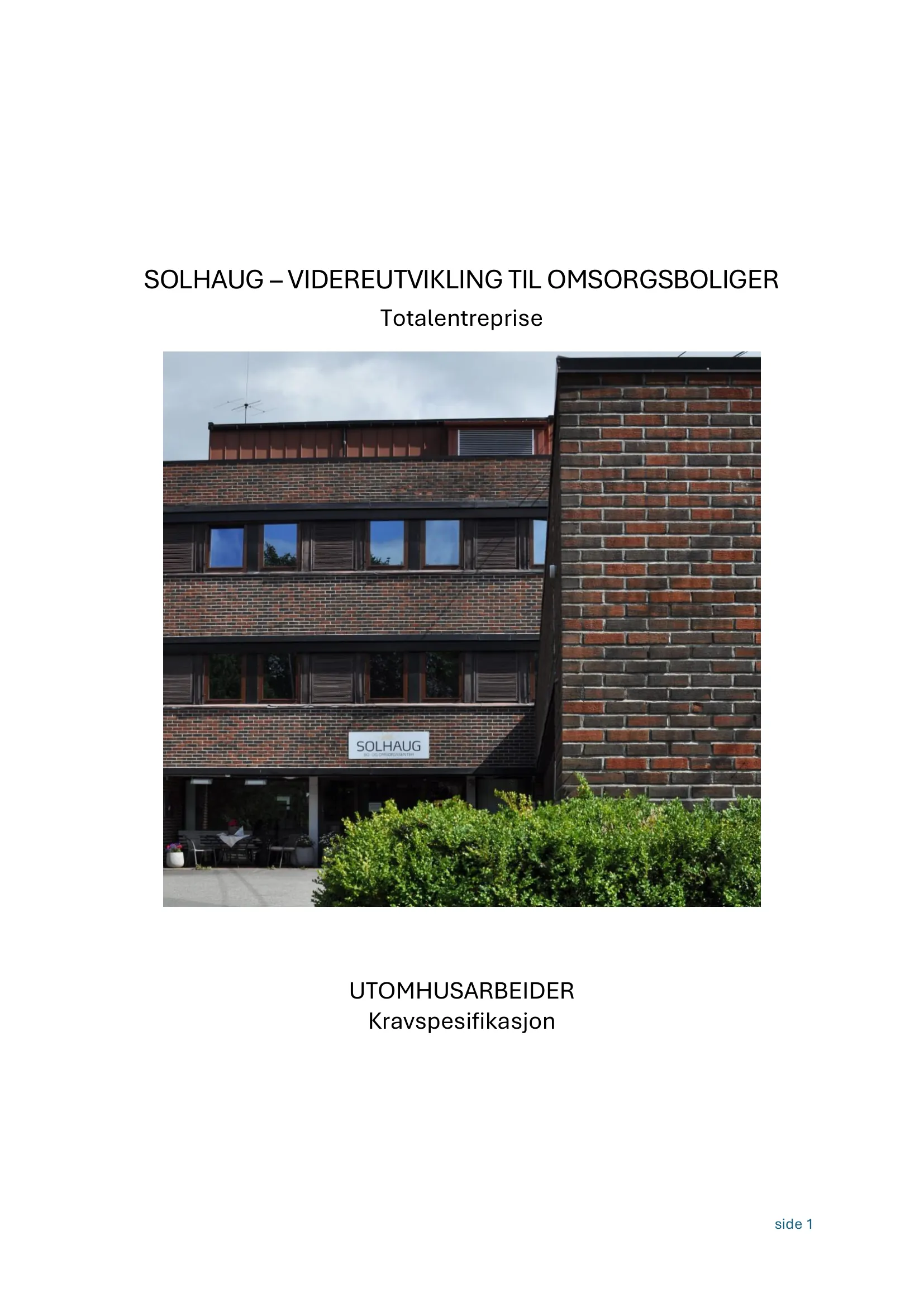 Kravspesifikasjon