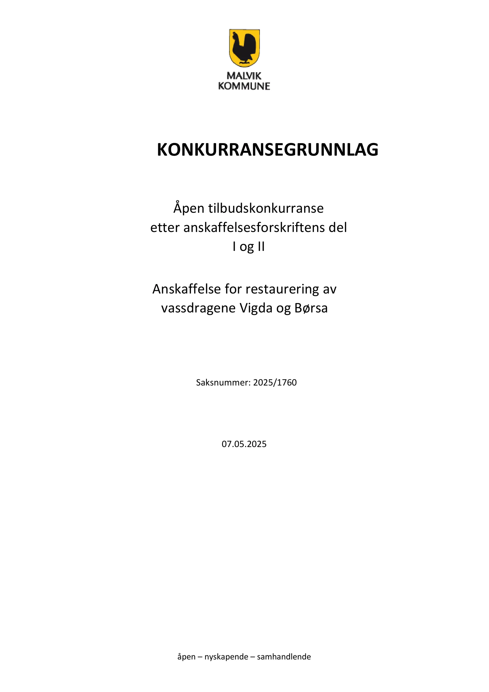 Konkurransebeskrivelse