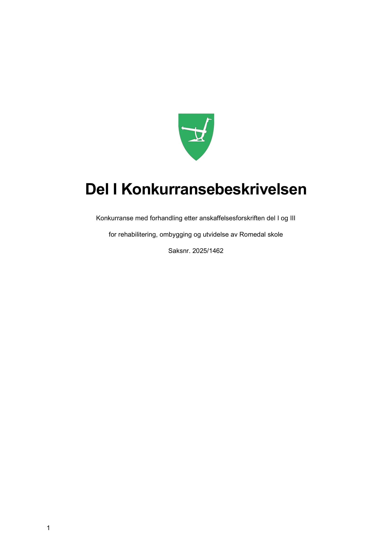 Konkurransebeskrivelse