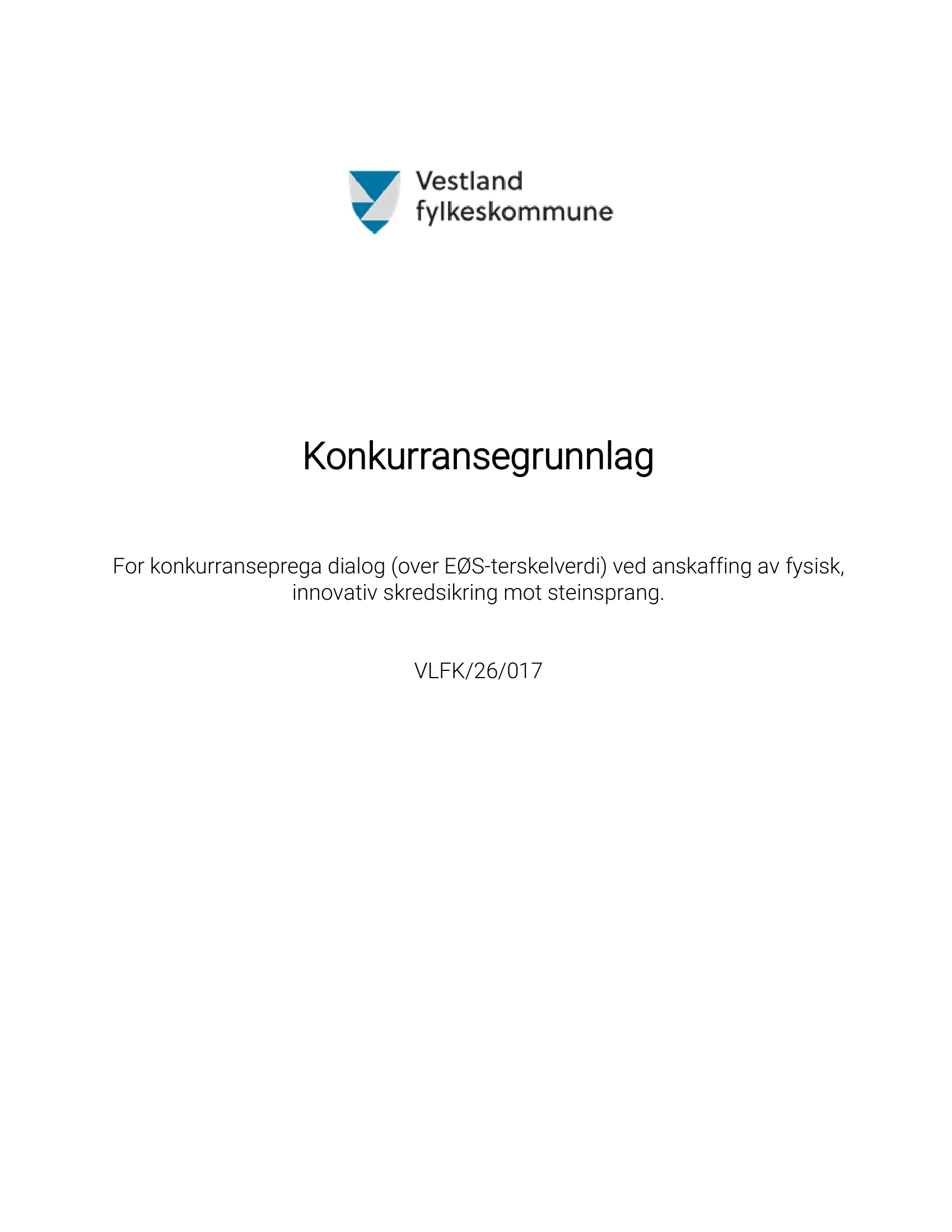 Konkurransebeskrivelse