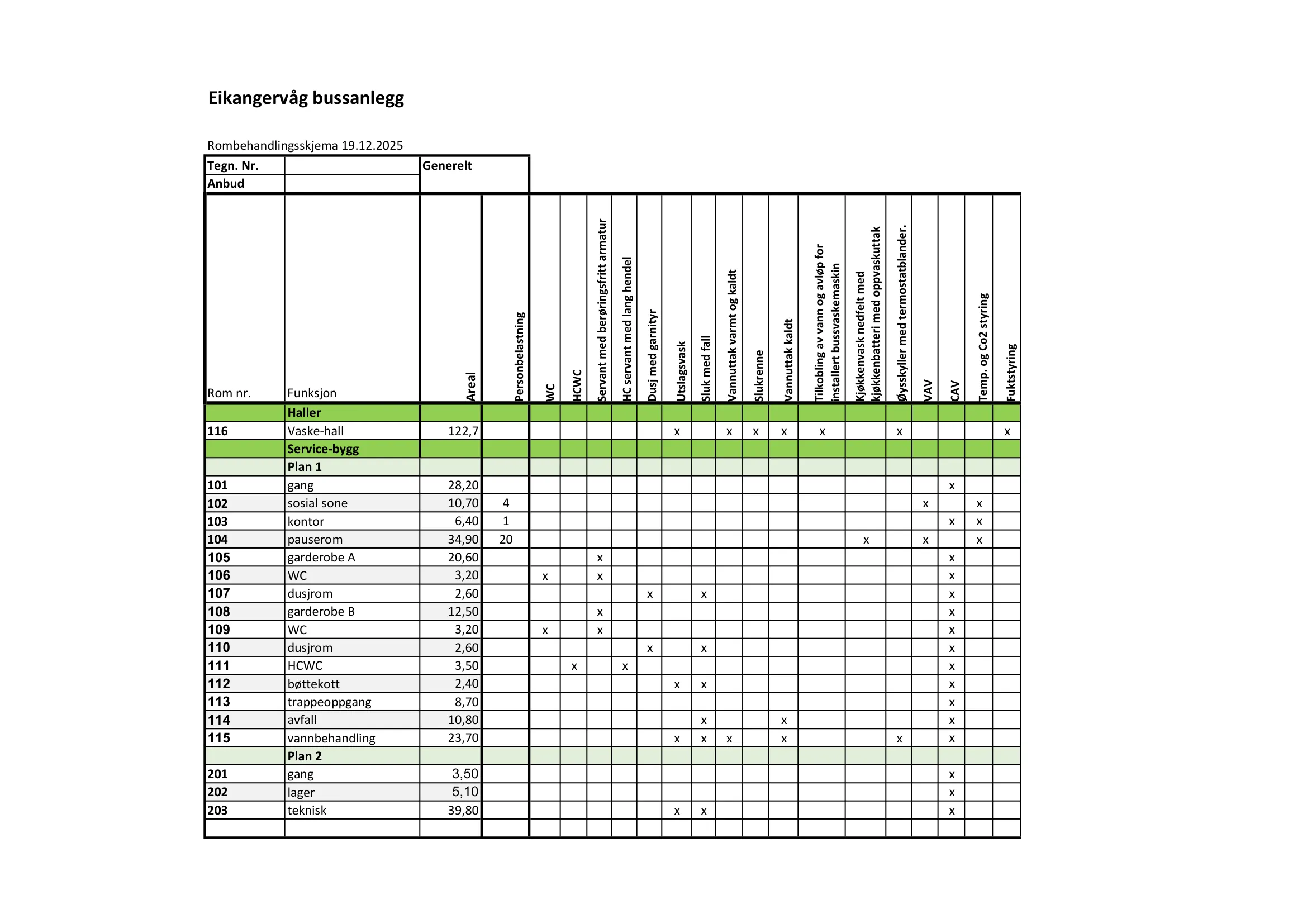Plantegning