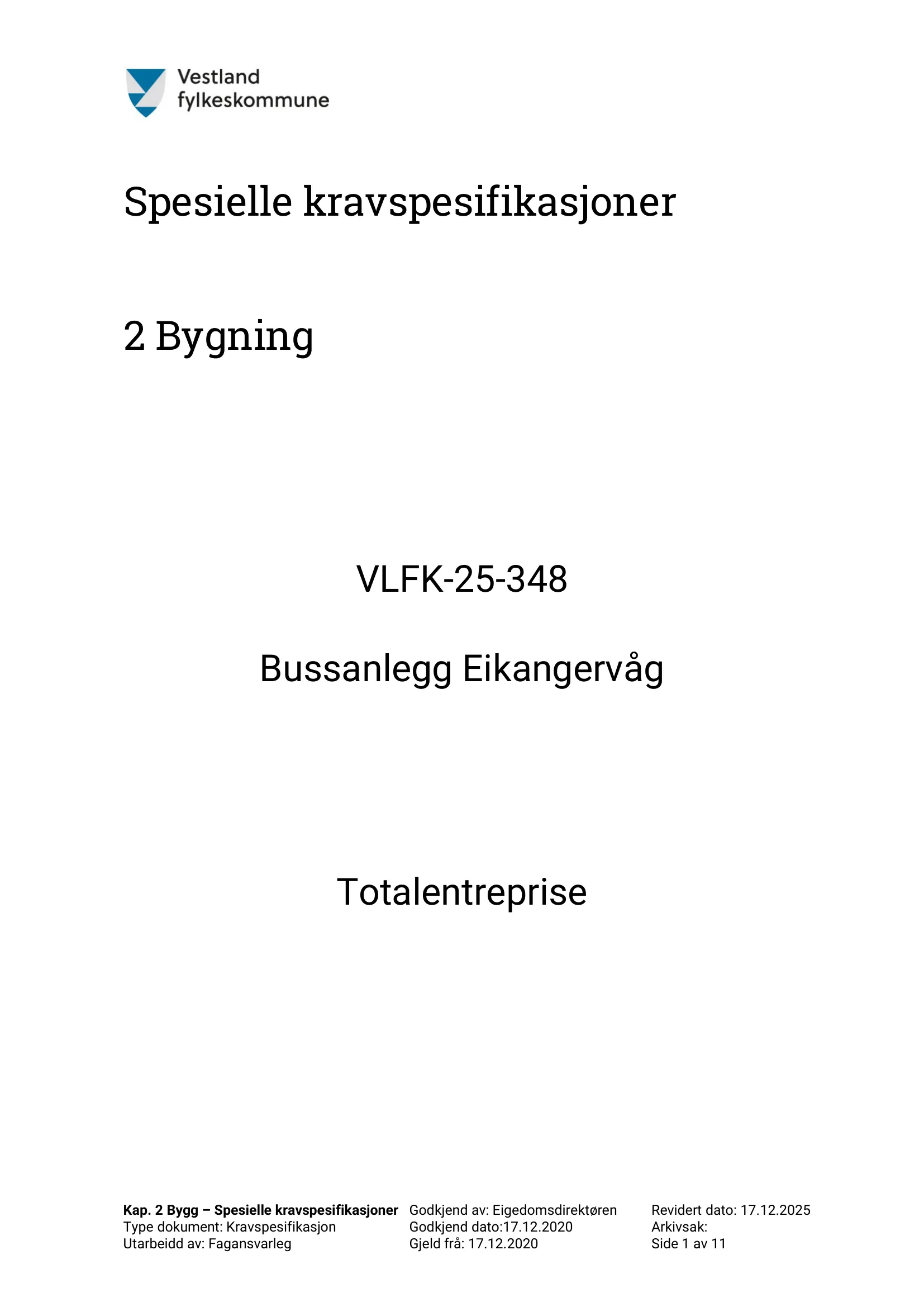 Kravspesifikasjon