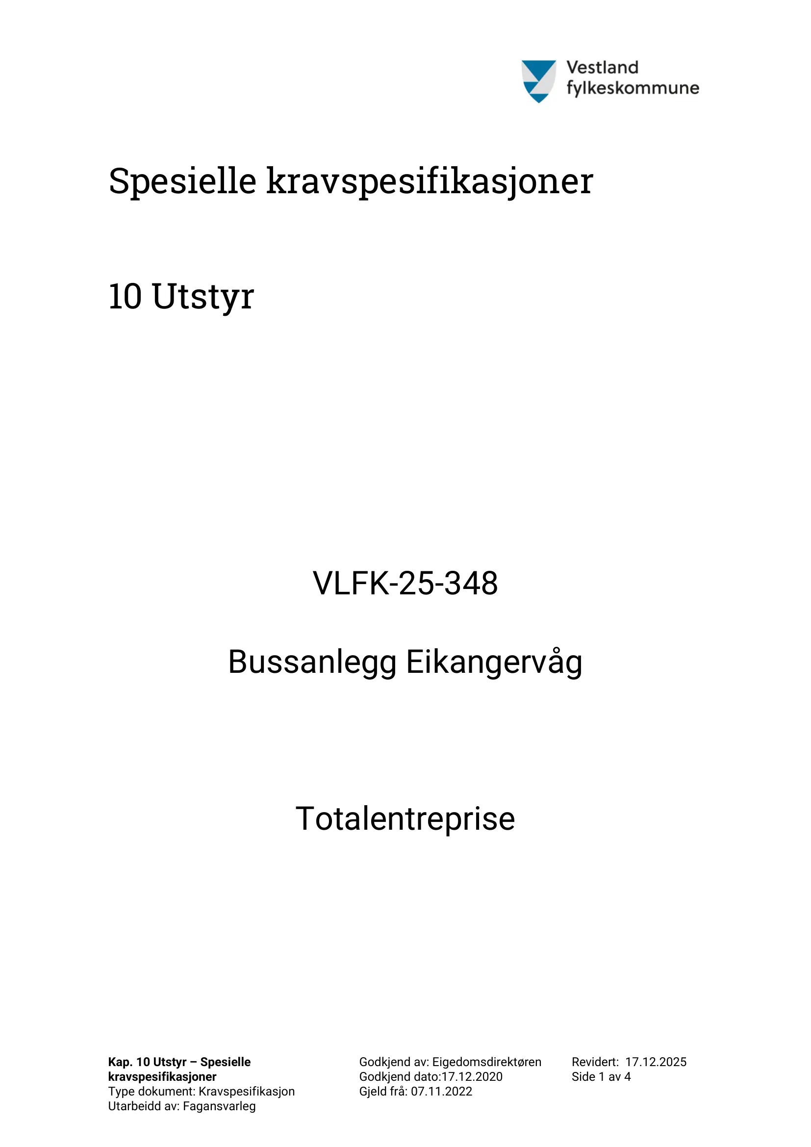 Kravspesifikasjon