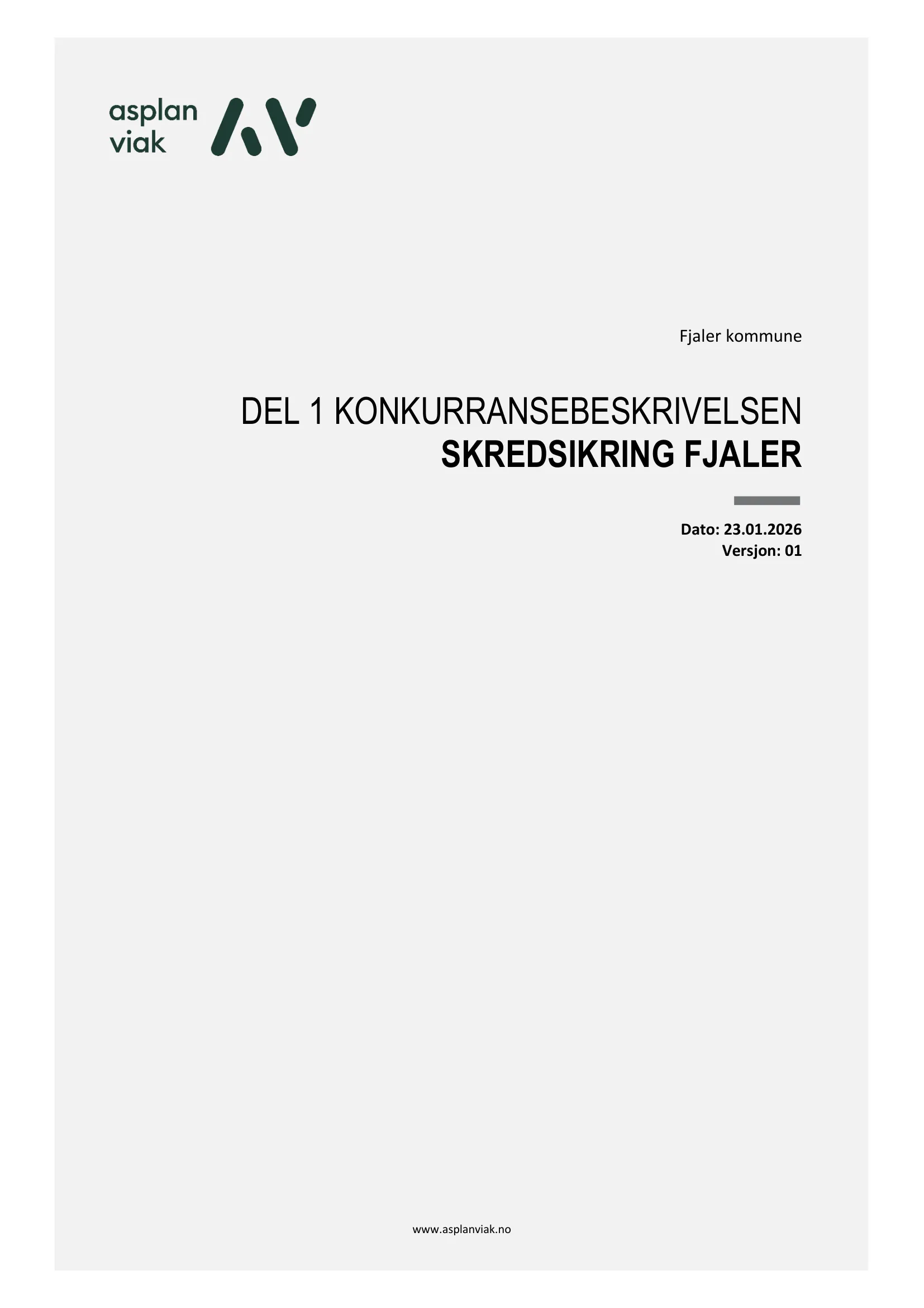 Konkurransebeskrivelse