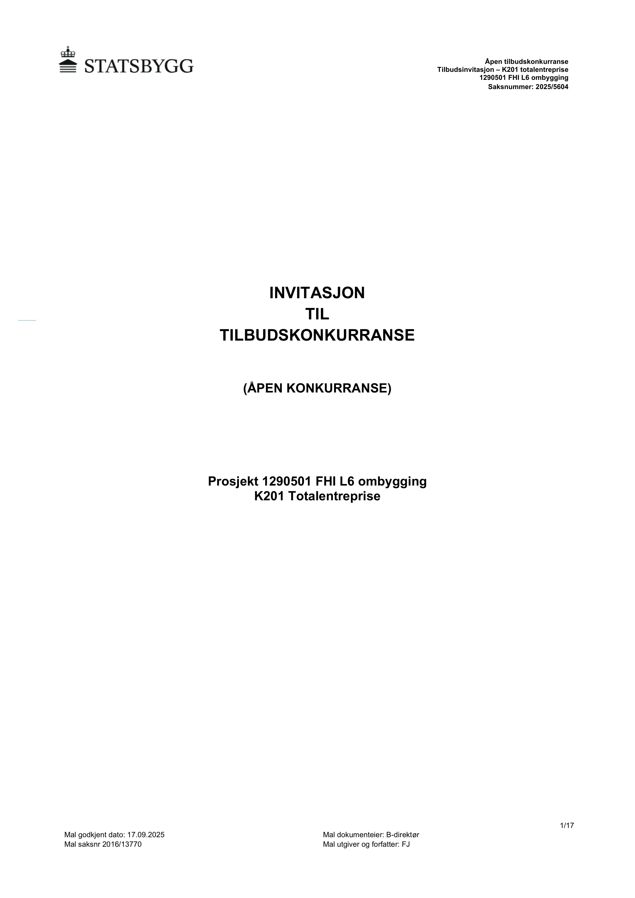 Konkurransebeskrivelse