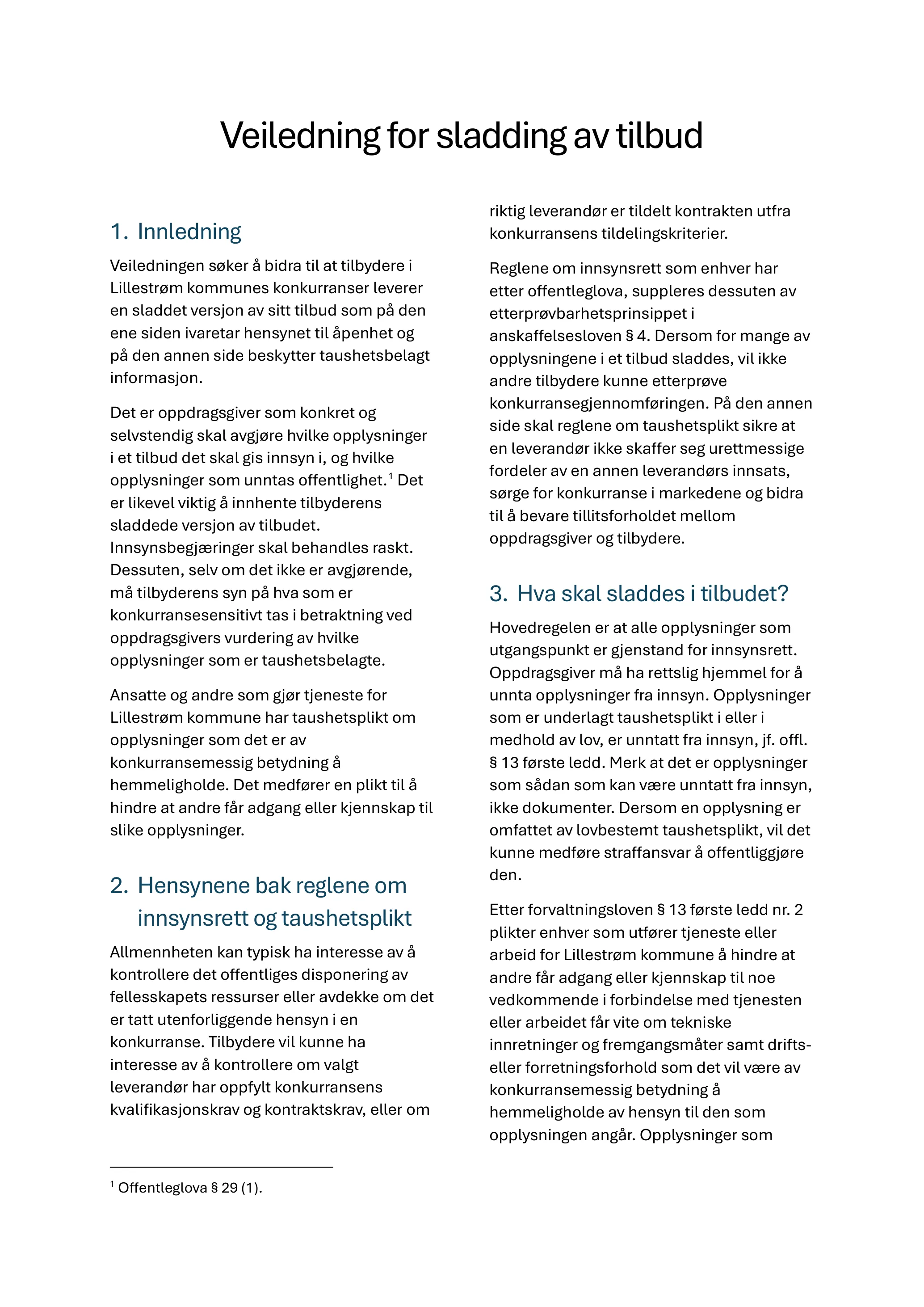 Konkurransebeskrivelse