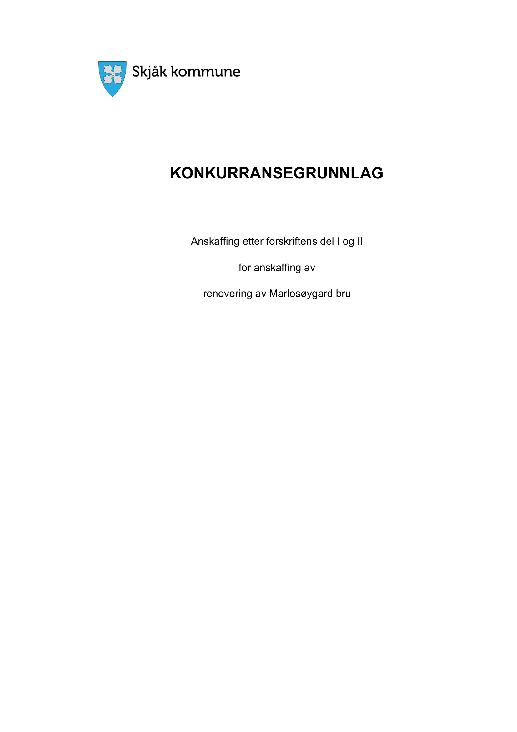 Konkurransebeskrivelse