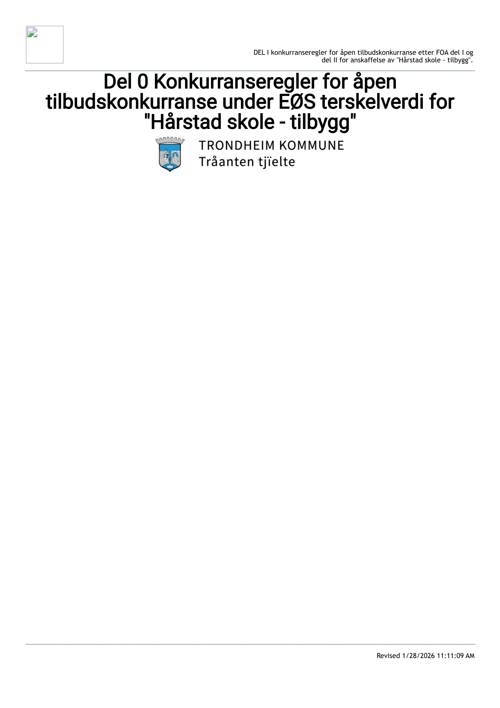 Konkurransebeskrivelse