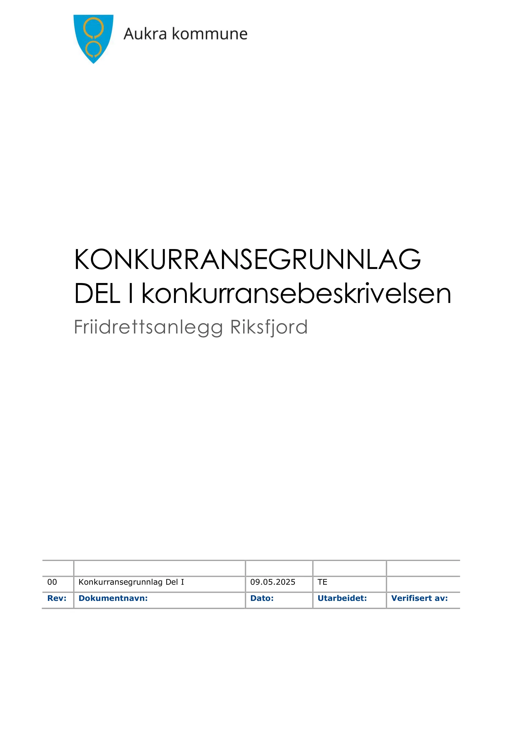 Konkurransebeskrivelse