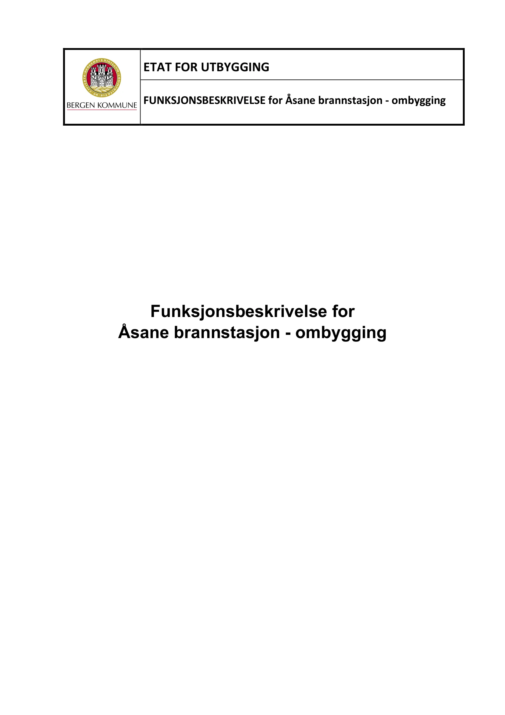 Kravspesifikasjon