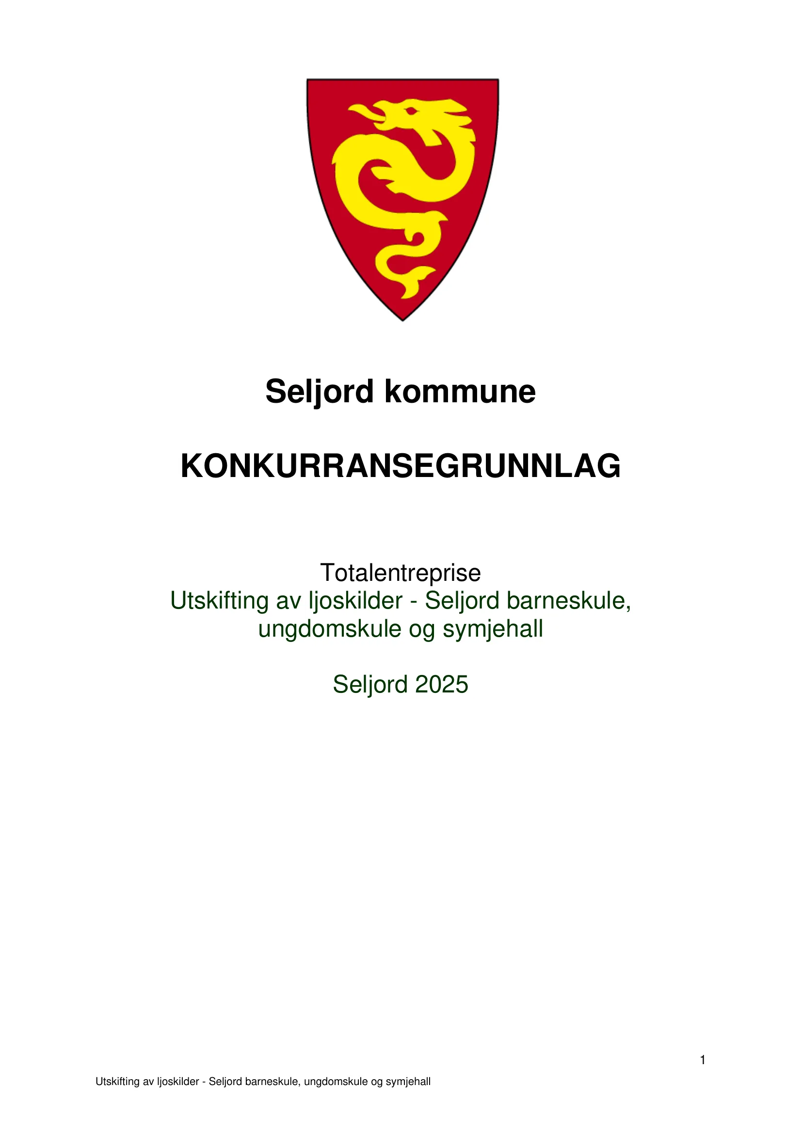 Konkurransebeskrivelse