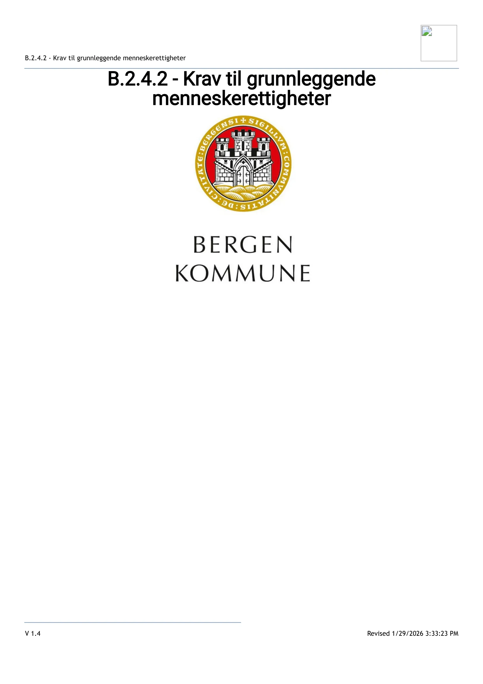 Kravspesifikasjon