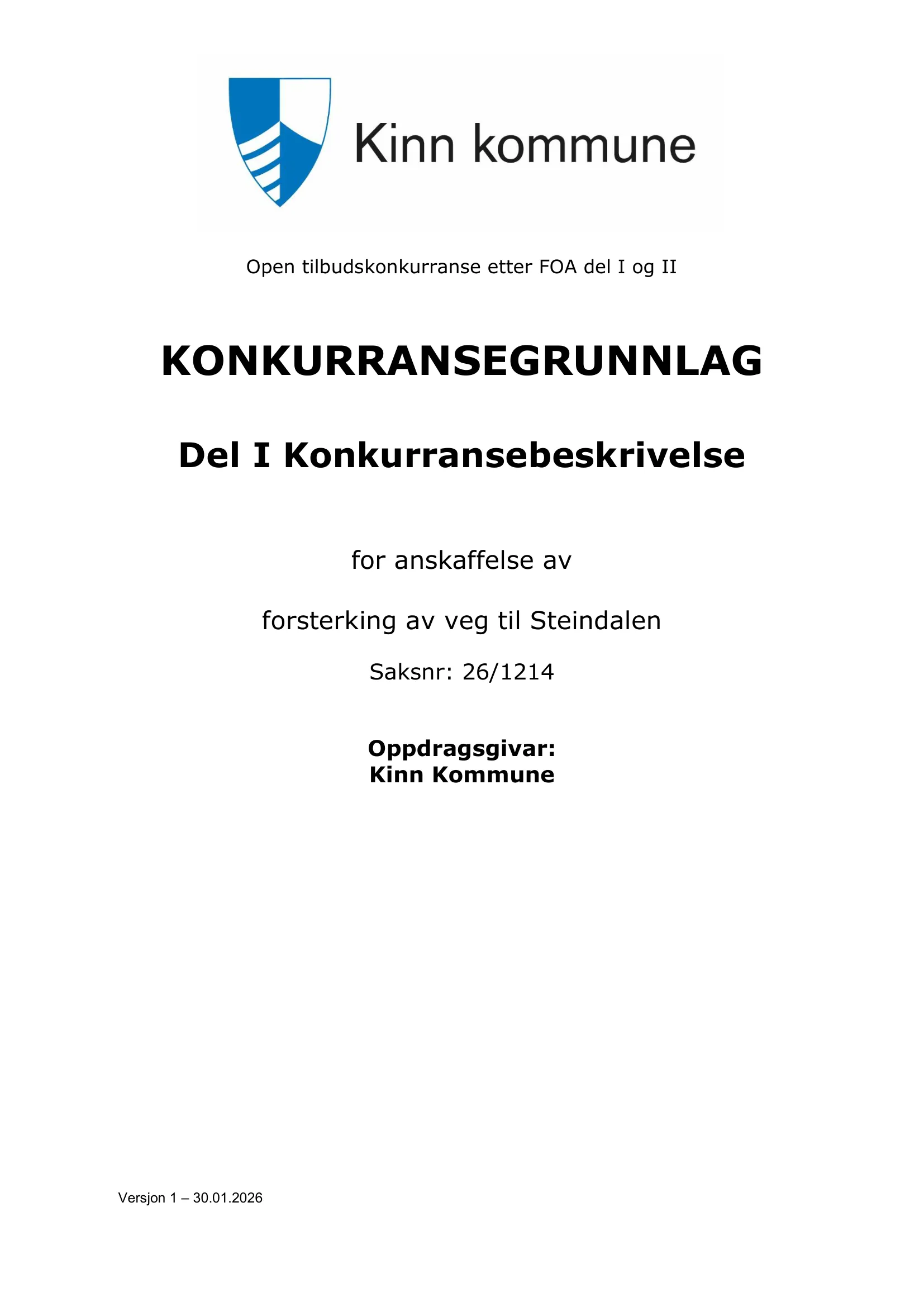 Konkurransebeskrivelse