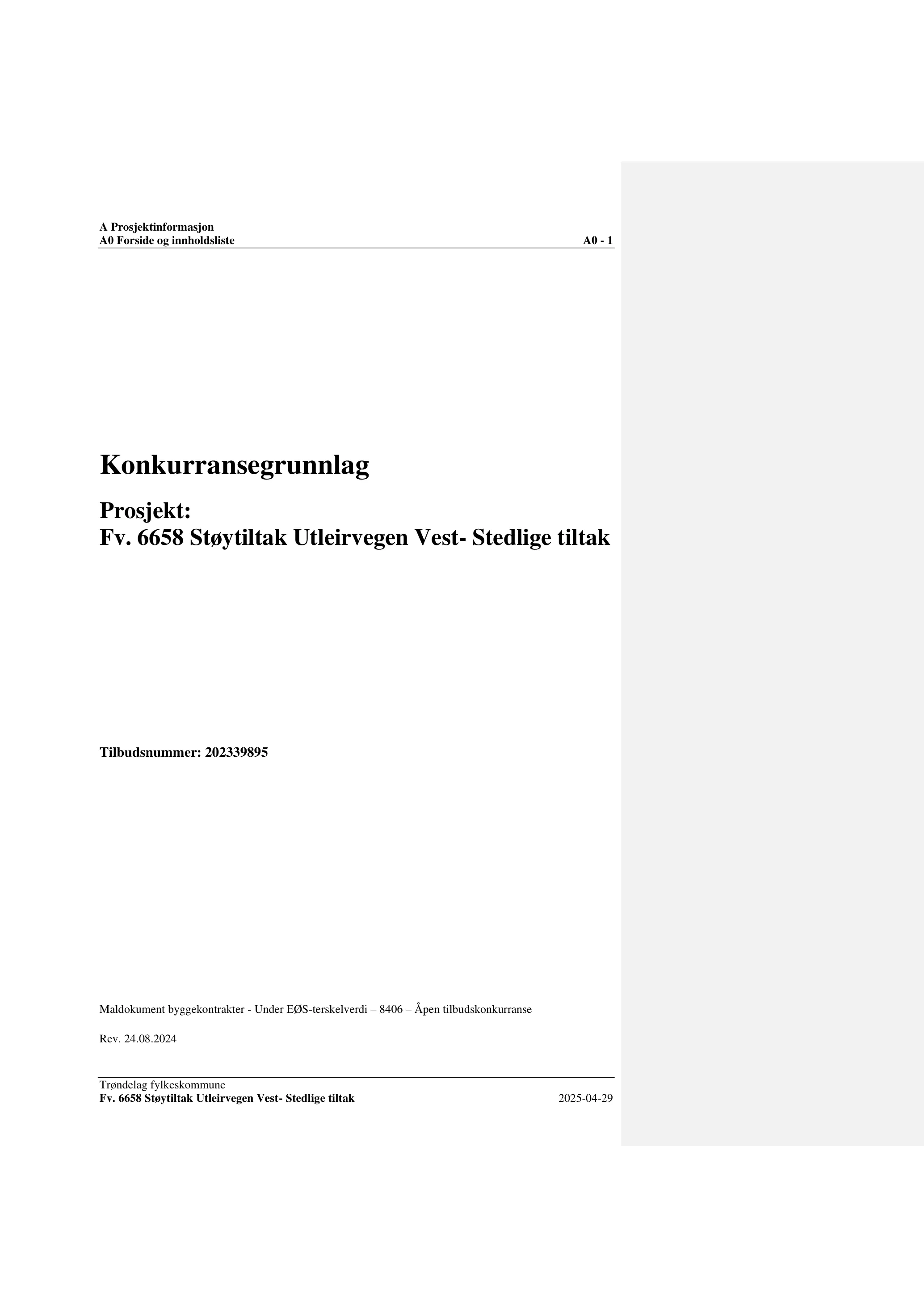 Konkurransebeskrivelse