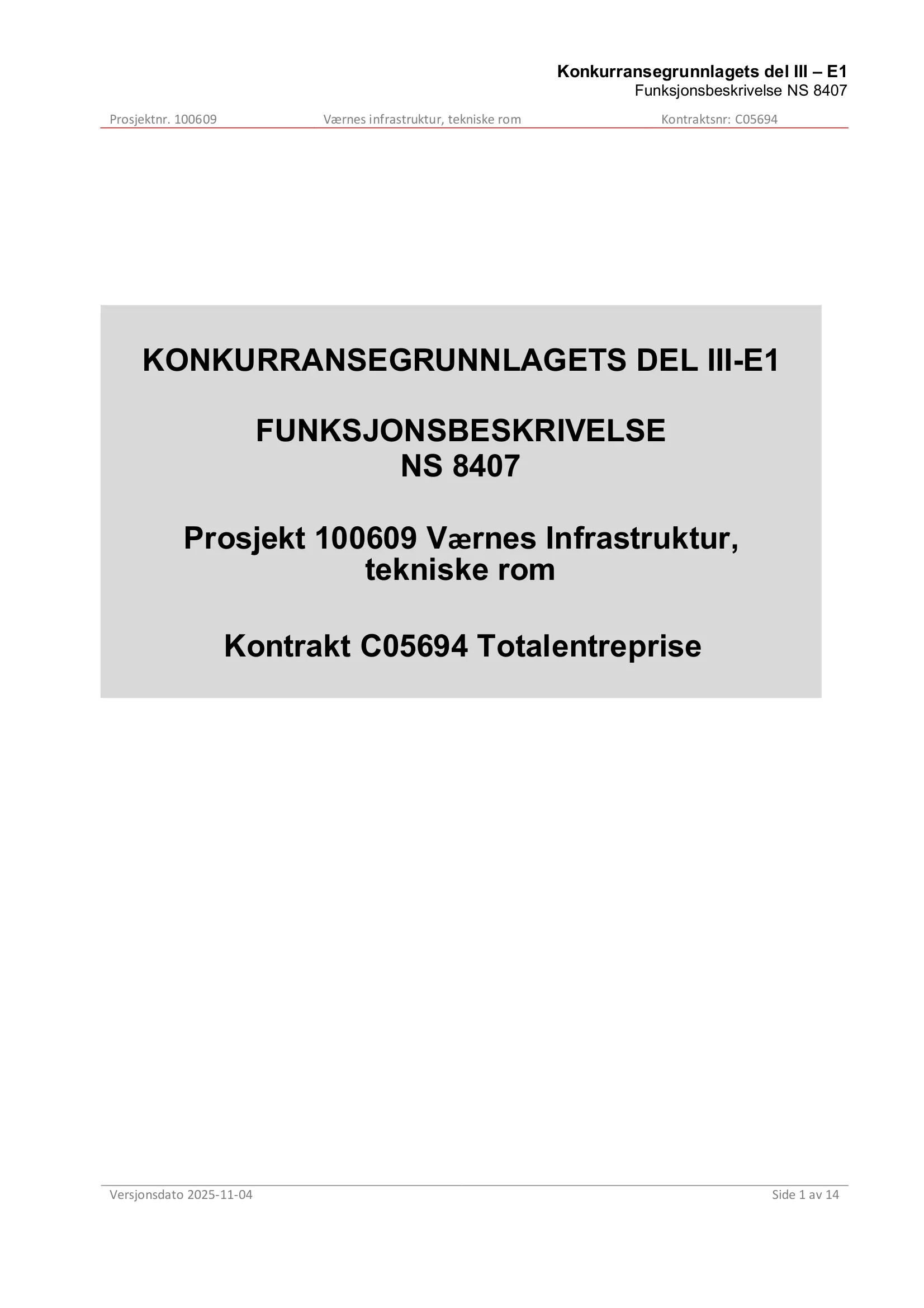 Kravspesifikasjon