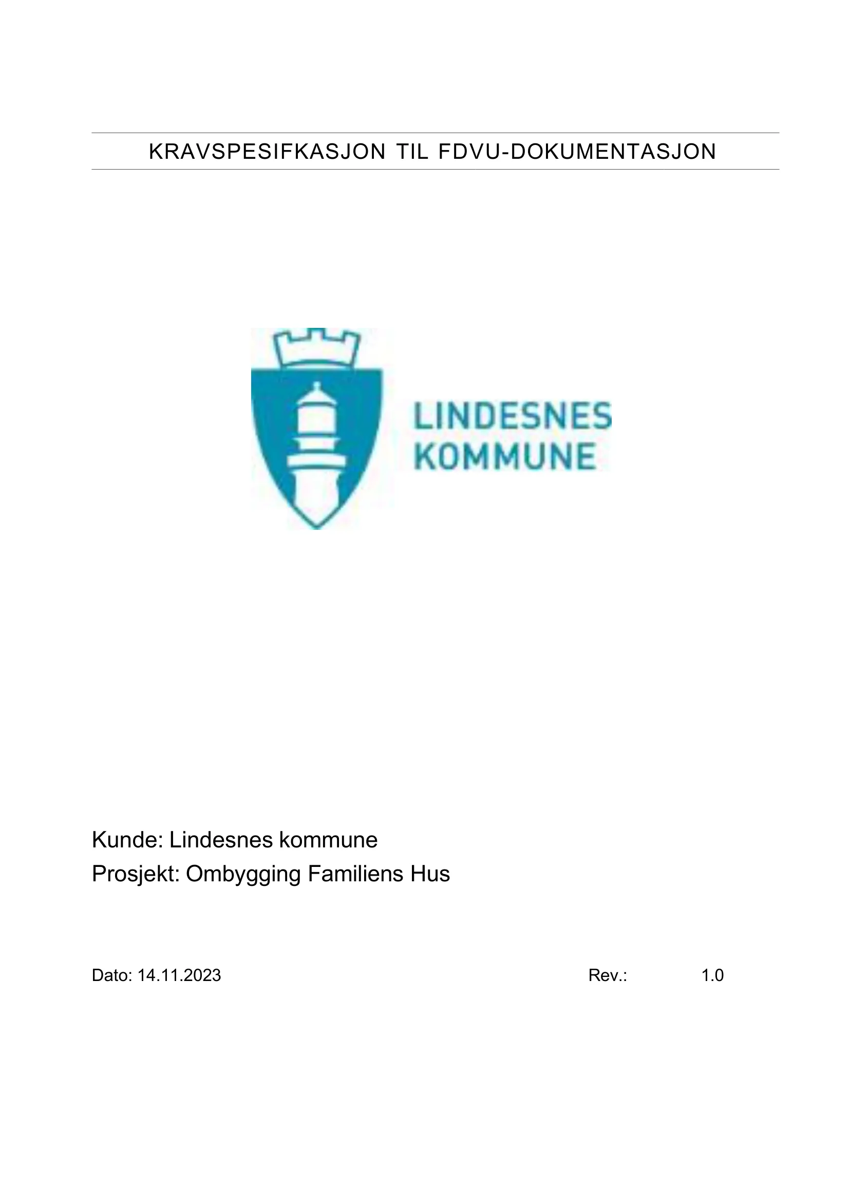 Kravspesifikasjon