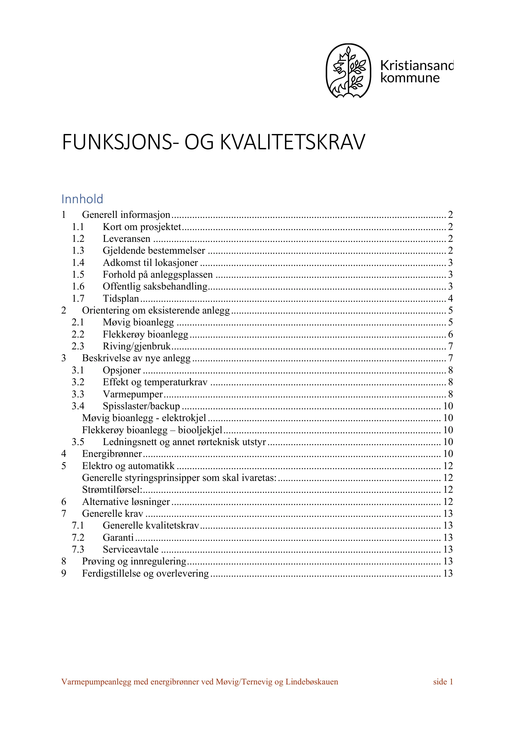 Kravspesifikasjon