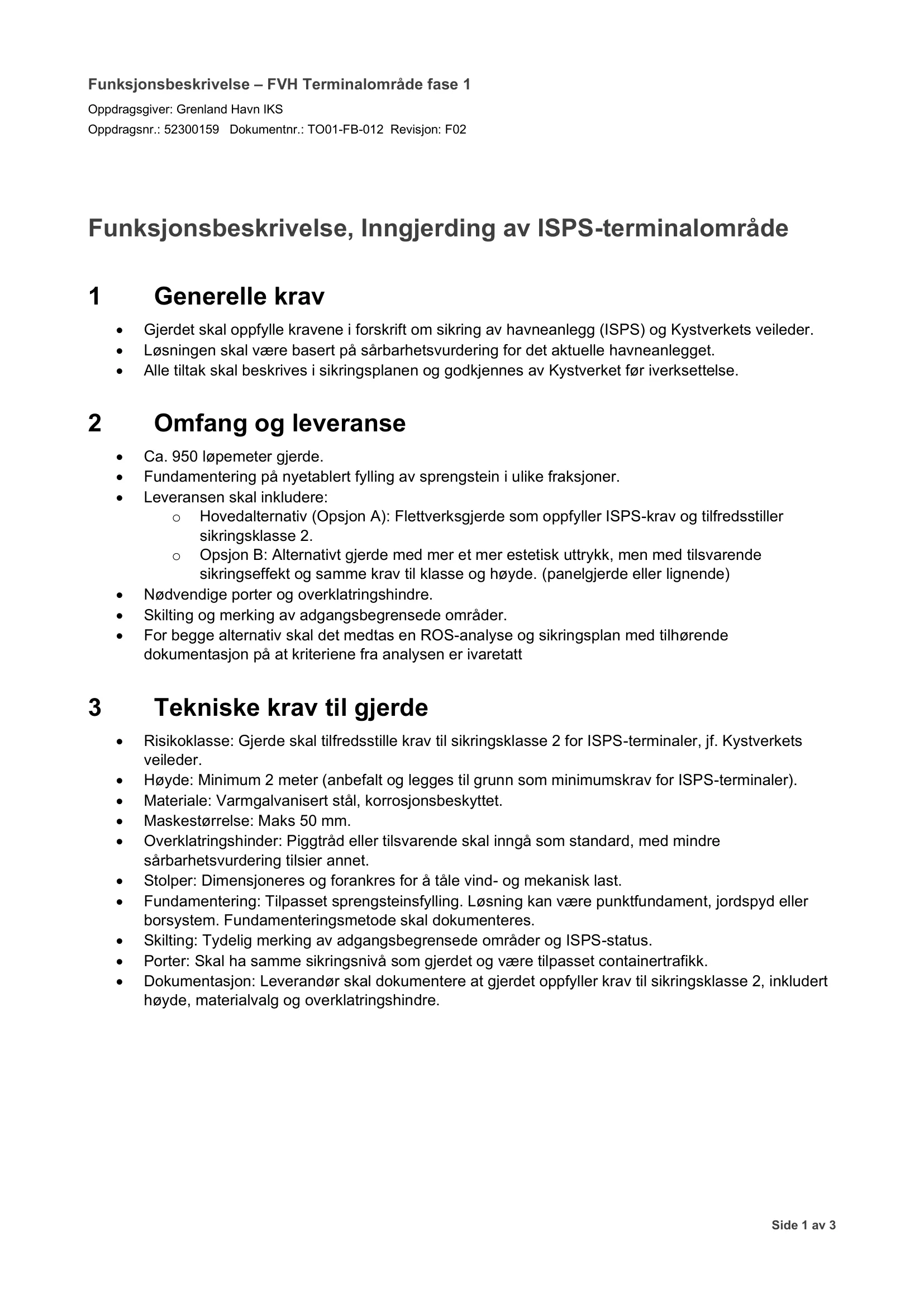 Kravspesifikasjon