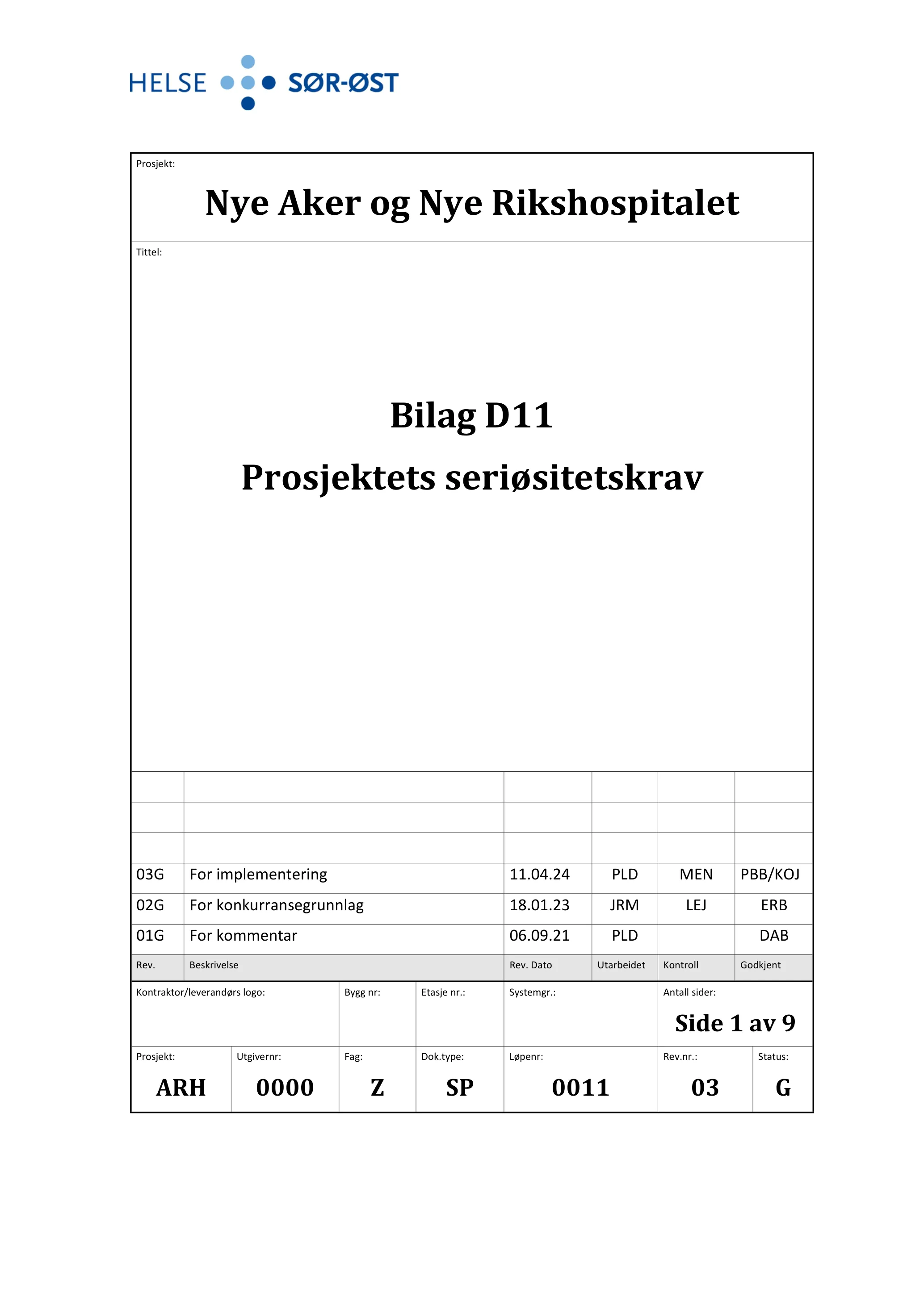 Konkurransebeskrivelse