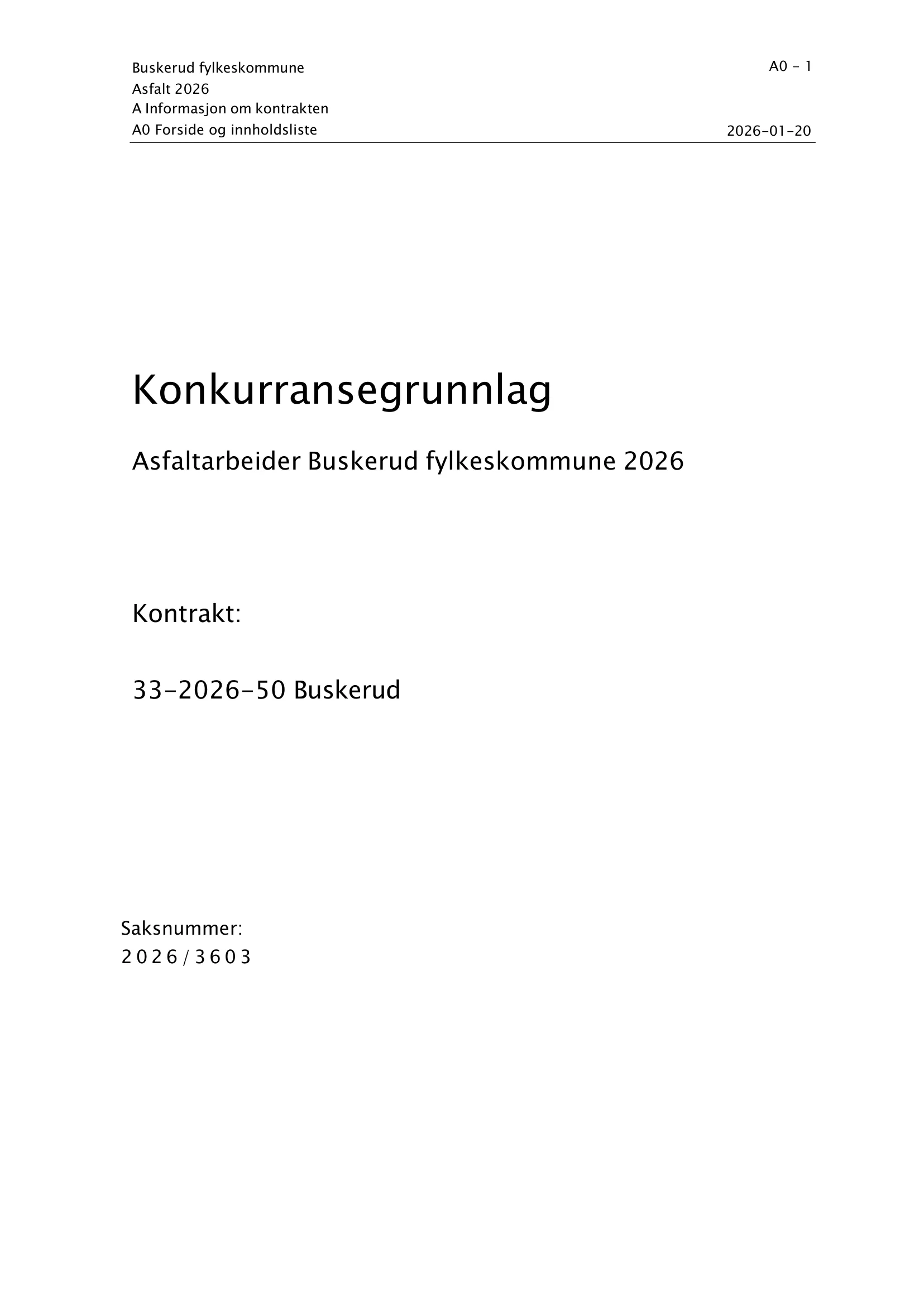Konkurransebeskrivelse