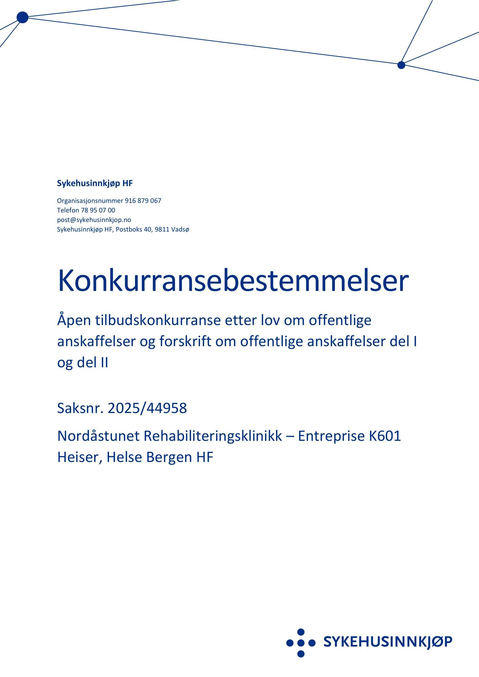 Konkurransebeskrivelse