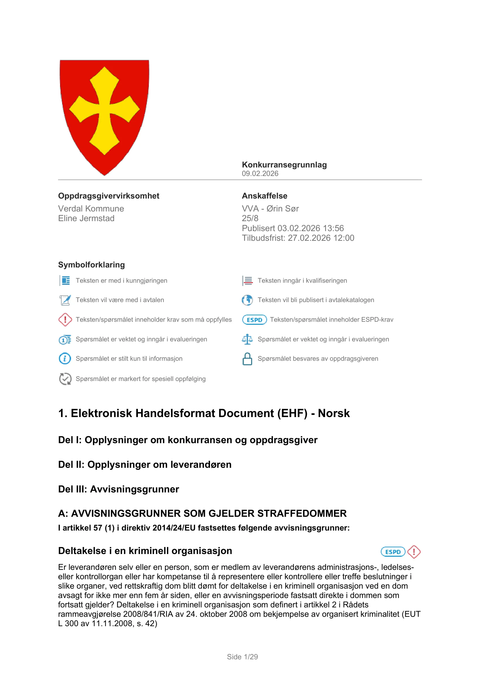 Konkurransebeskrivelse