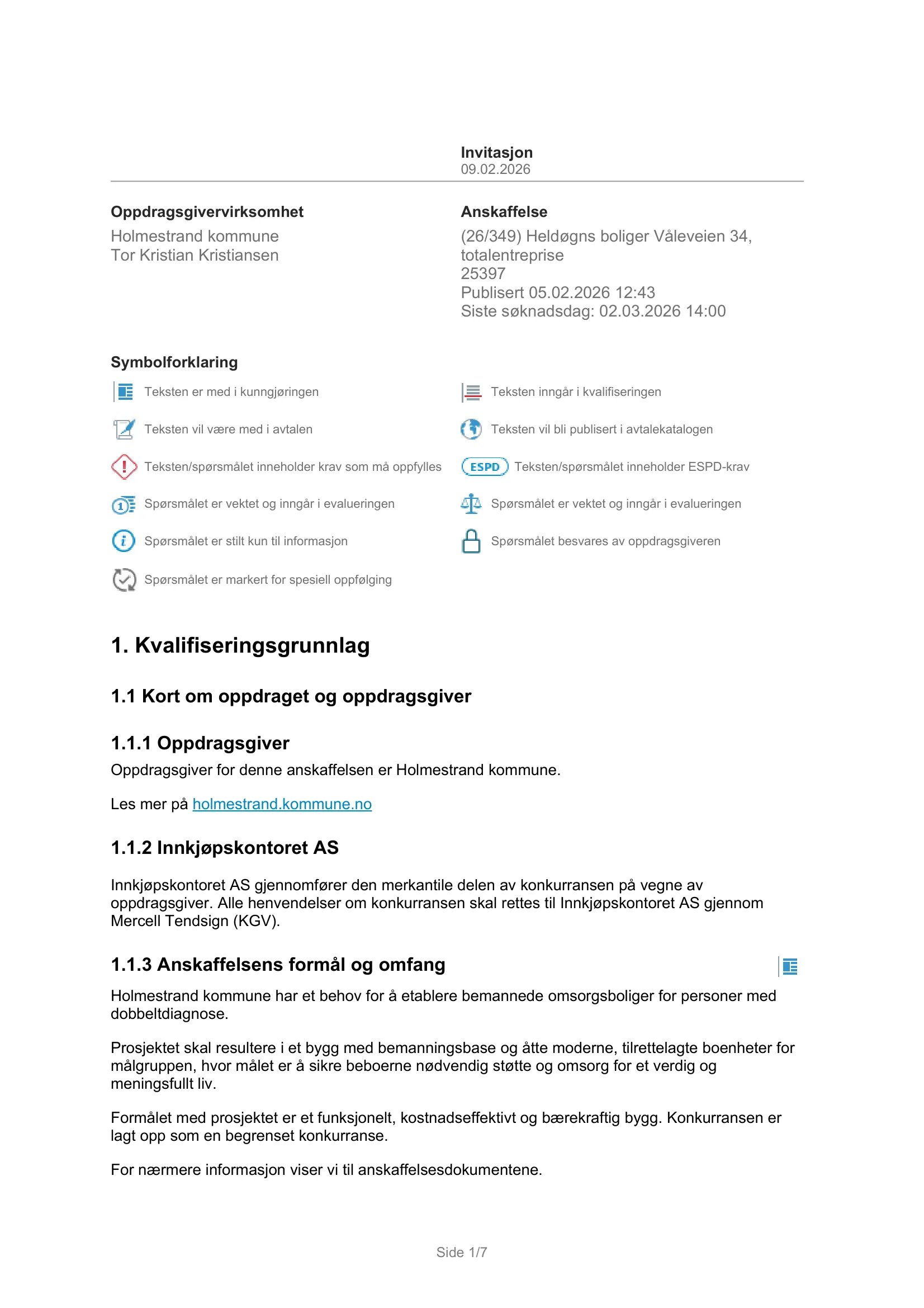 Konkurransebeskrivelse
