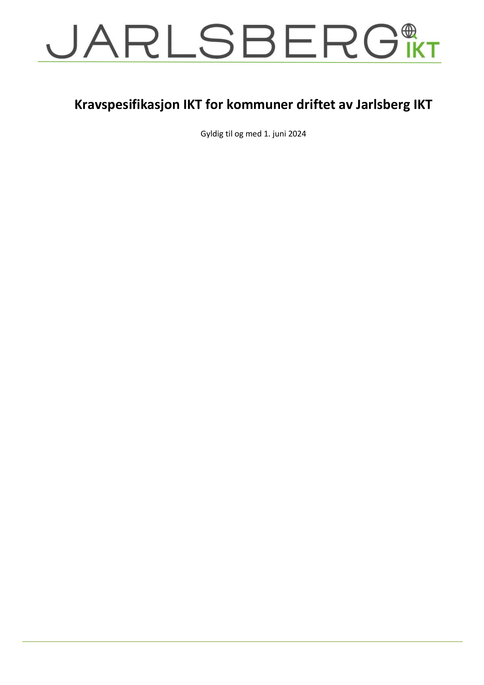 Kravspesifikasjon