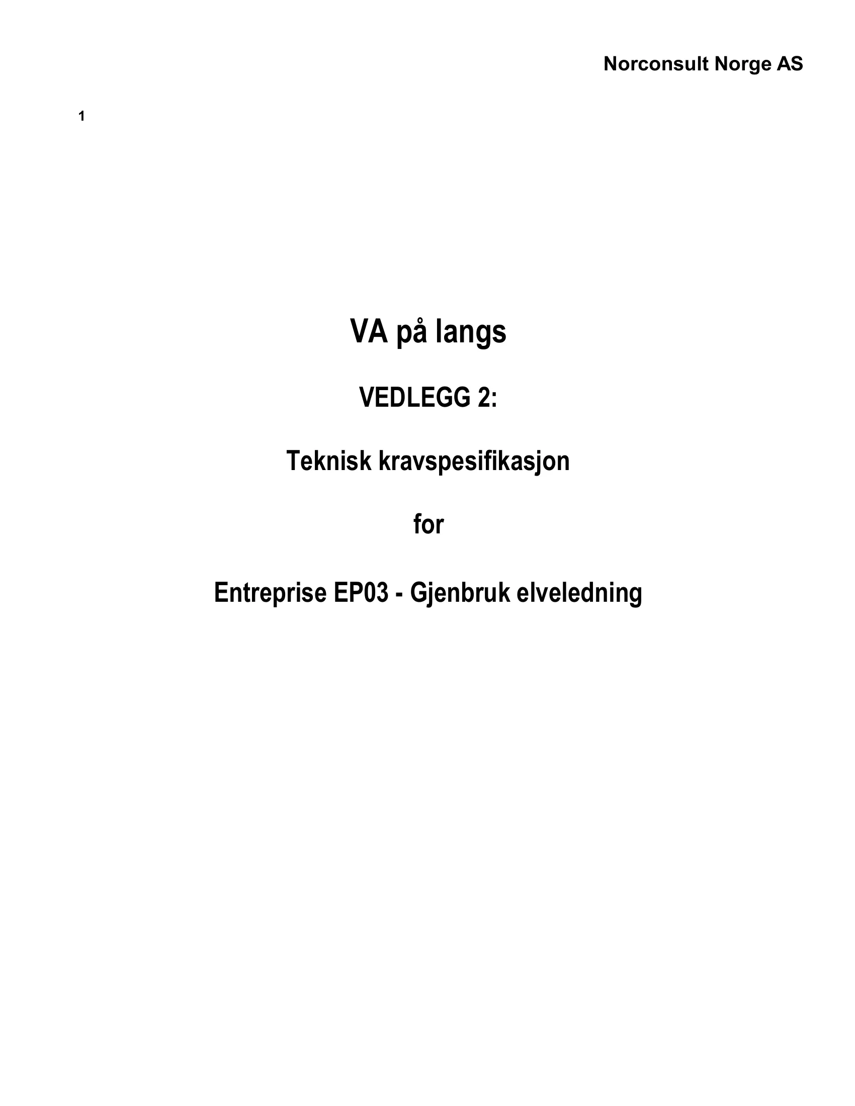 Kravspesifikasjon