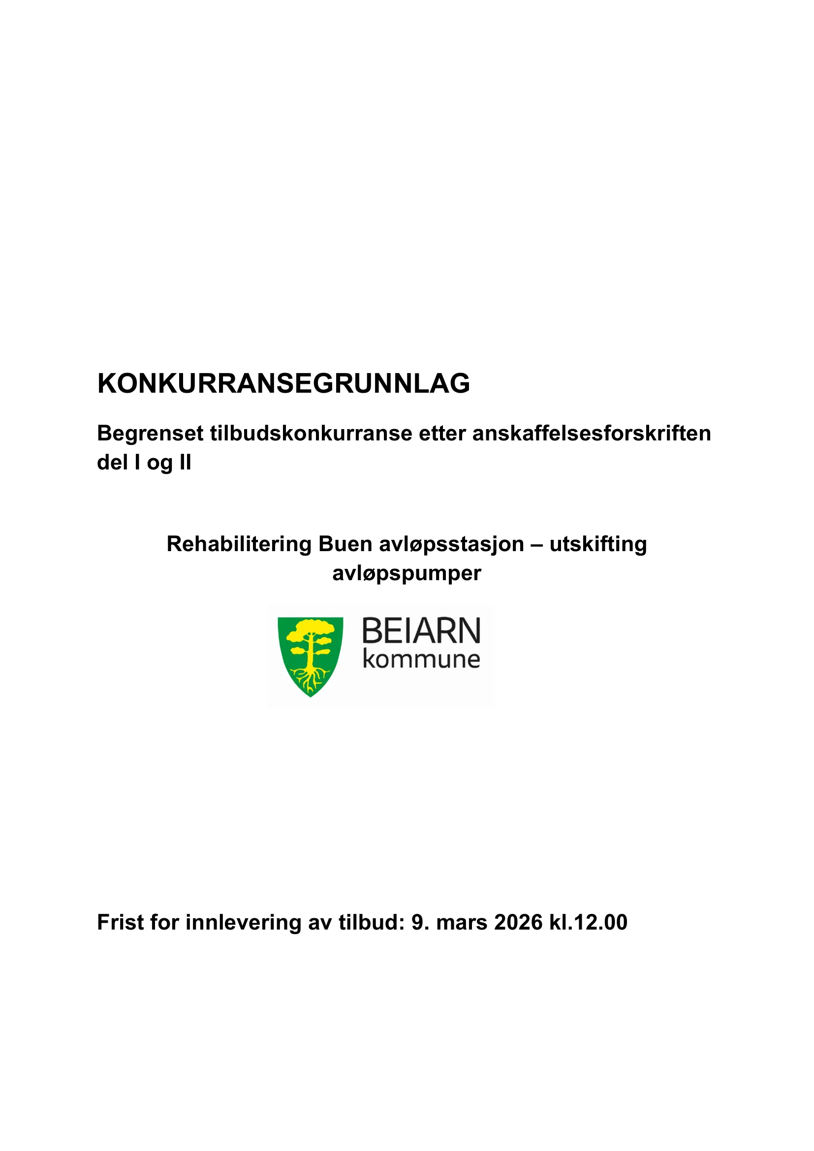 Konkurransebeskrivelse