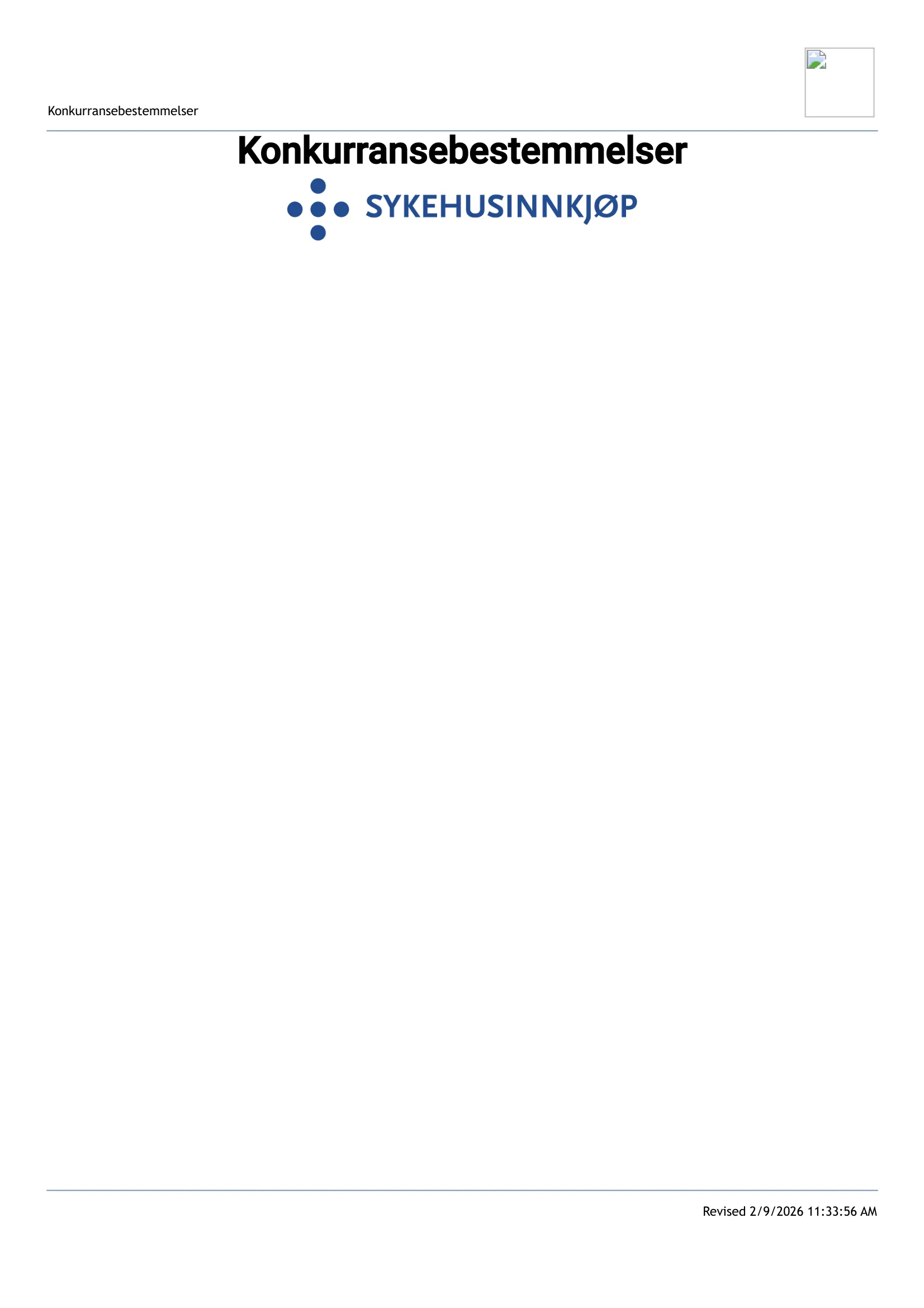 Konkurransebeskrivelse